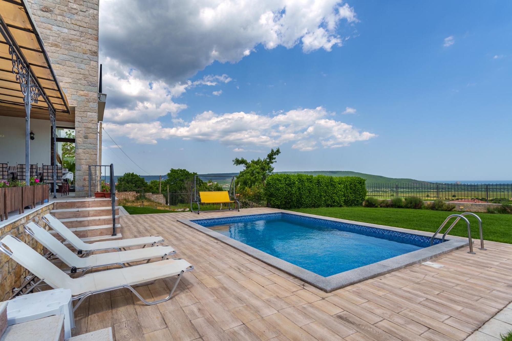Villa Poemia- private villa with 4BD, pool and stunning sea view view 4