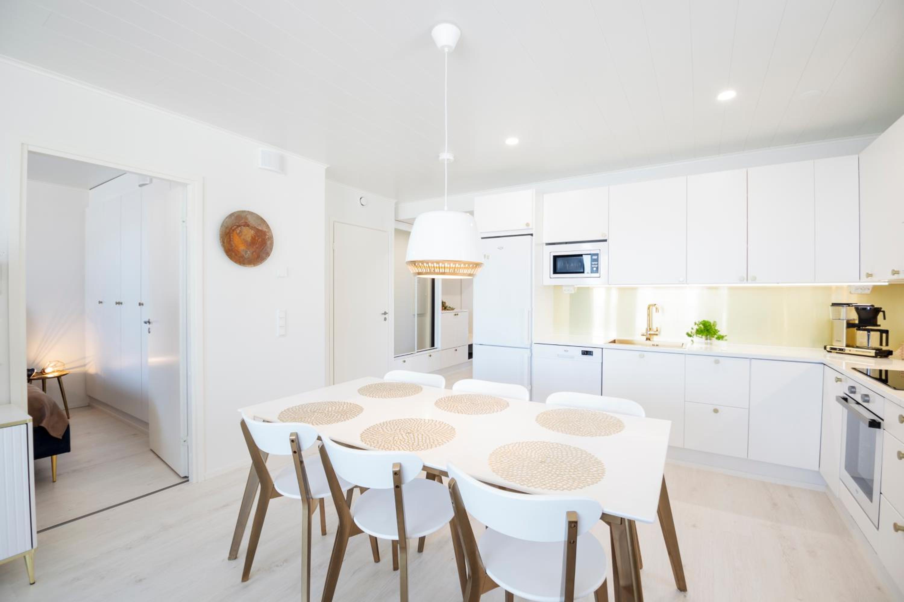 Apartment Tuomenkartano C4 iso huoneisto saunalla Kalajoki