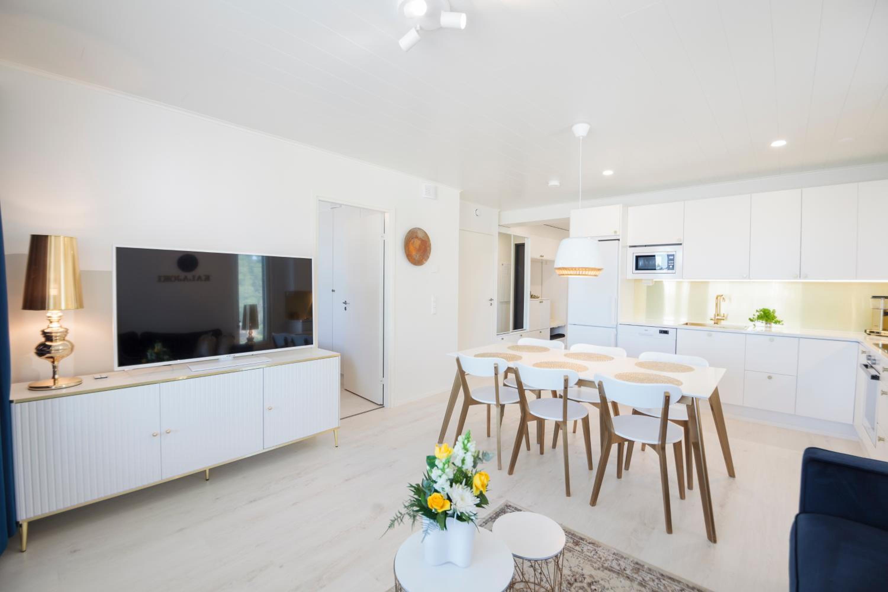 Apartment Tuomenkartano C4 iso huoneisto saunalla Kalajoki