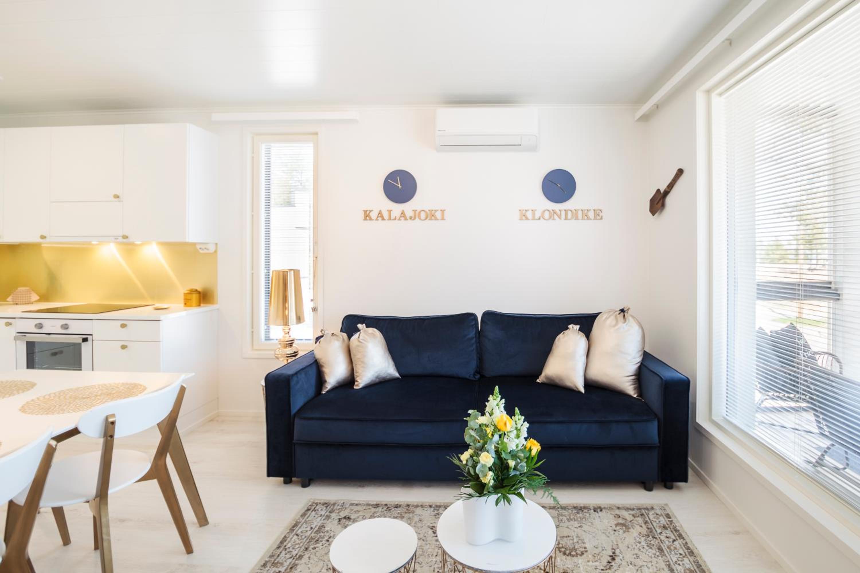 Apartment Tuomenkartano C4 iso huoneisto saunalla Kalajoki