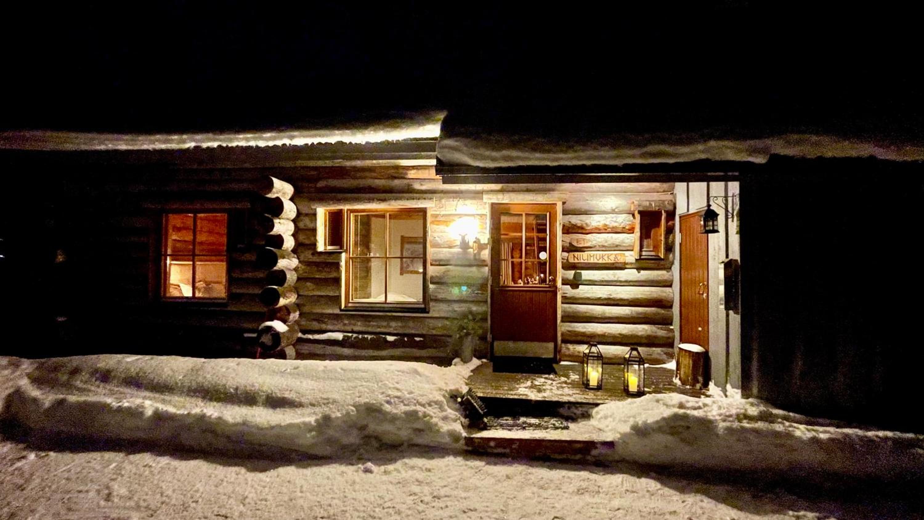 Nilimukka log cabin near Levi center