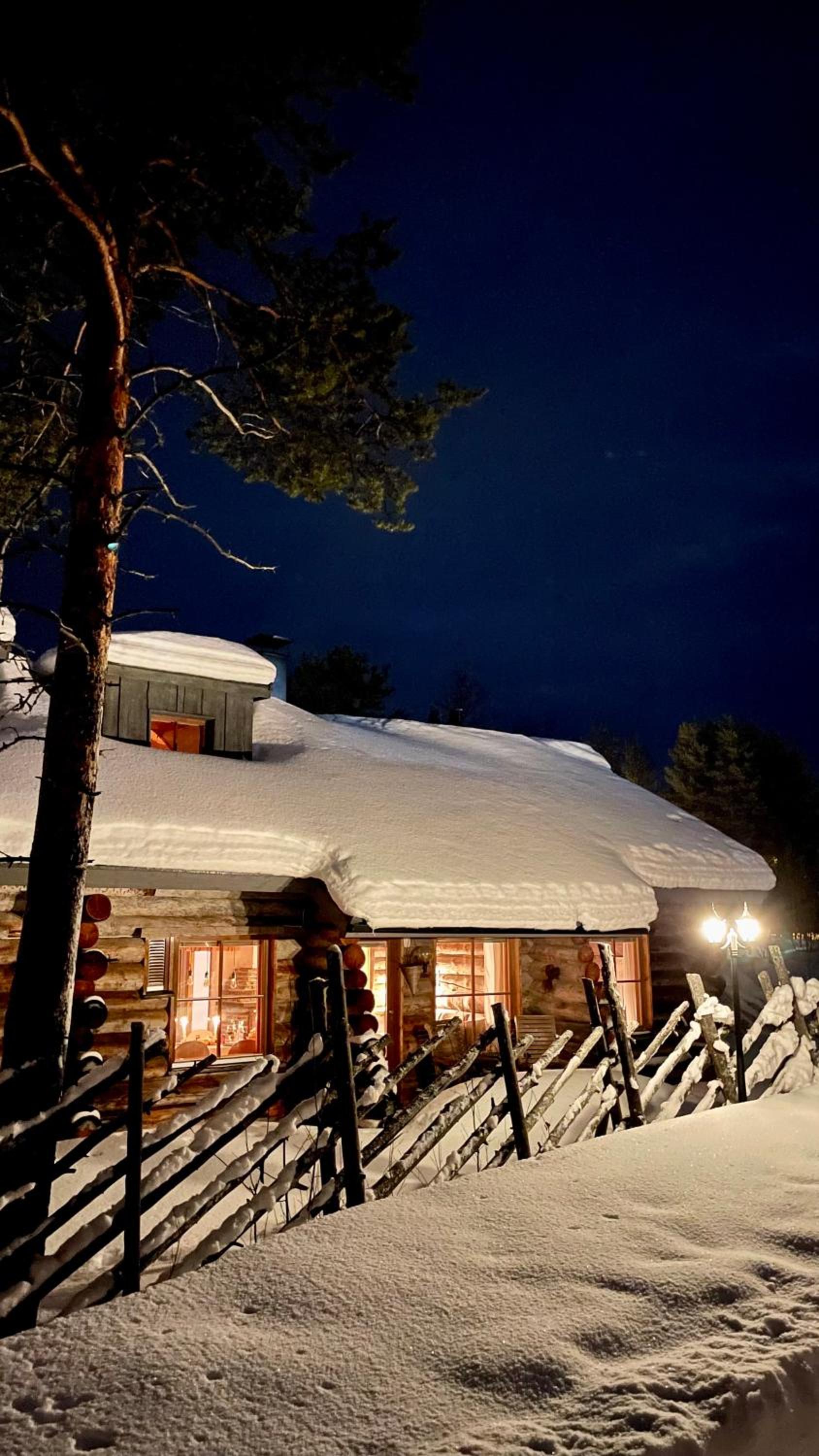 Nilimukka log cabin near Levi center