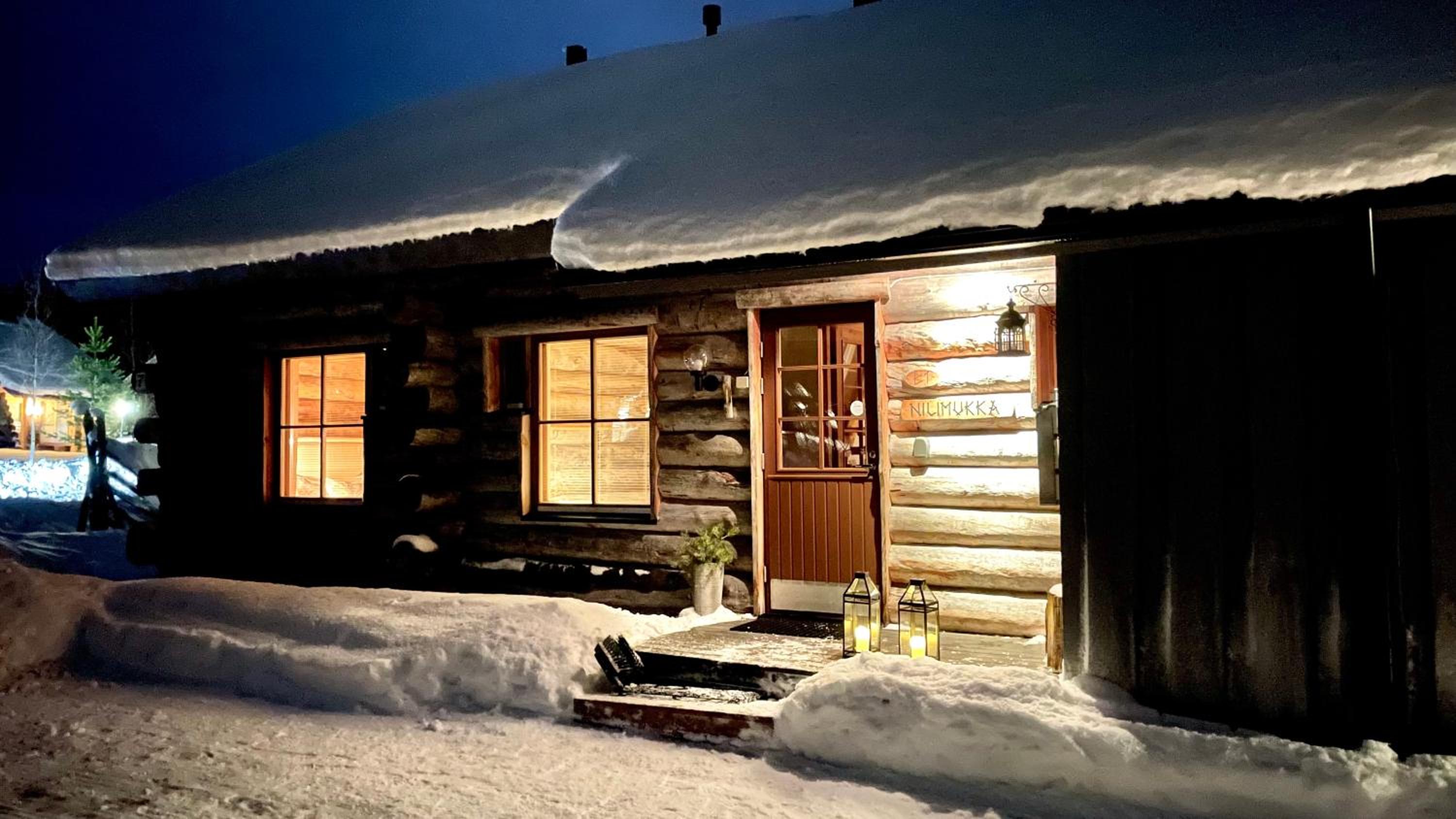 Nilimukka log cabin near Levi center