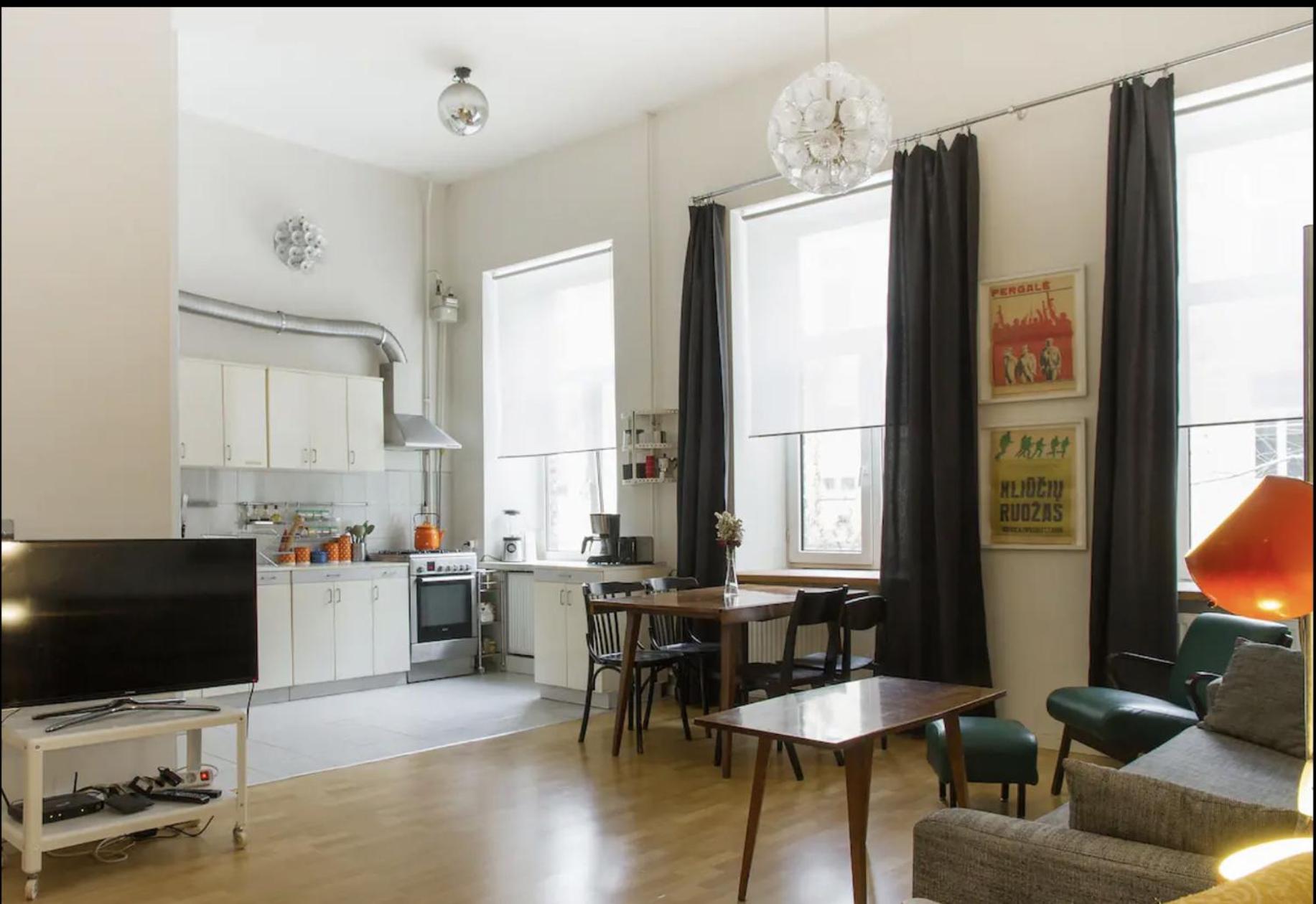 LOFT STYLE APARTMENT in the centre of VILNIUS