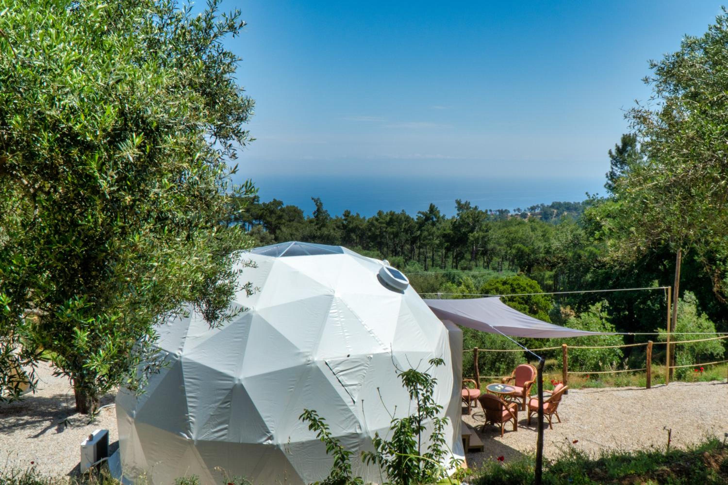 luxury dome tents ikaria ap'esso