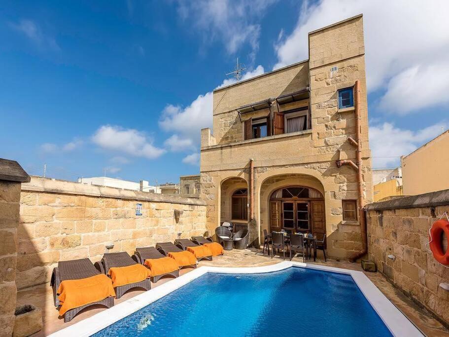 Traditional farmhouse with pool