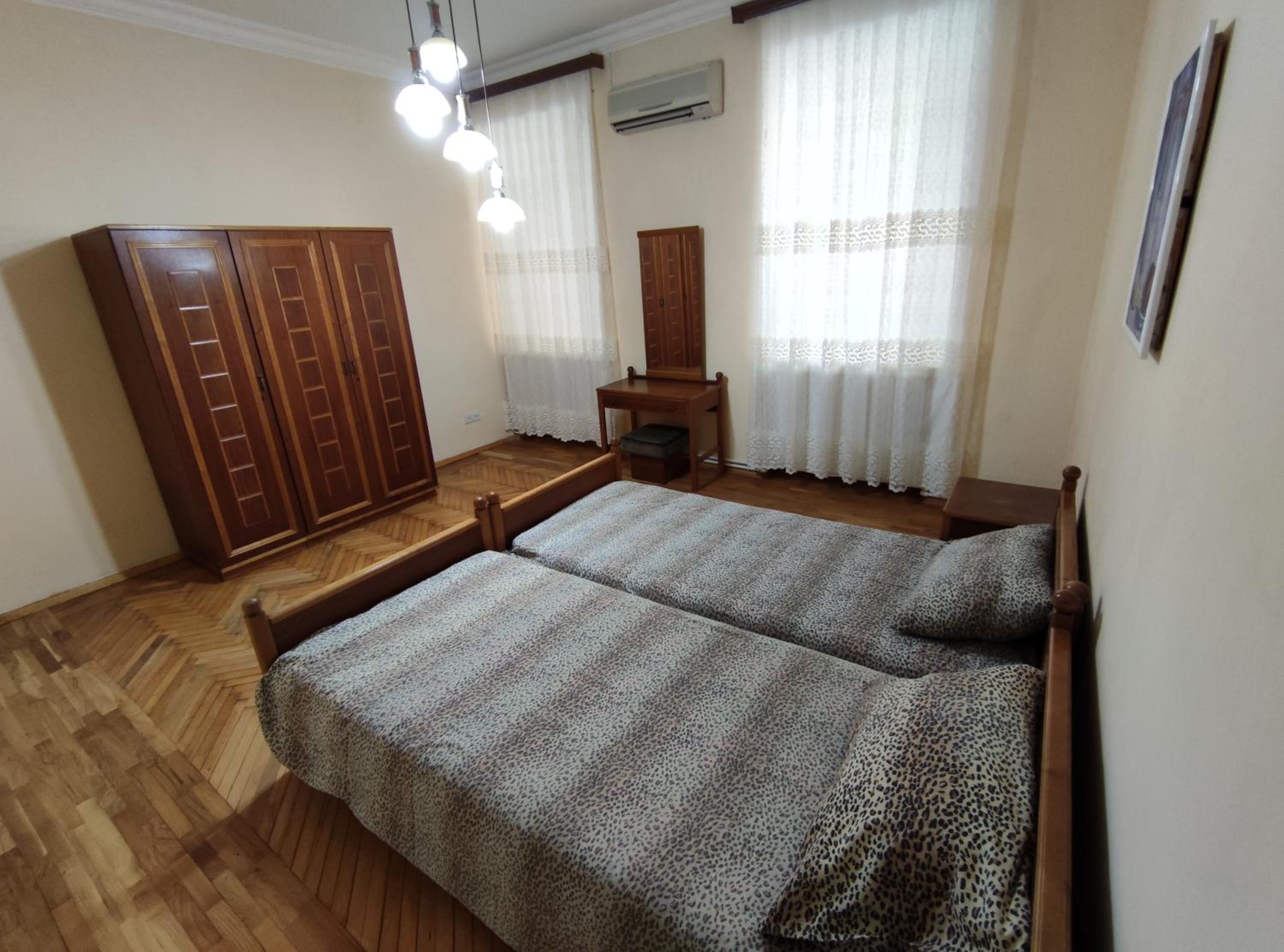 4 rooms cosy apartment in architectural monument of history and culture building of local significance of Azerbaijan.