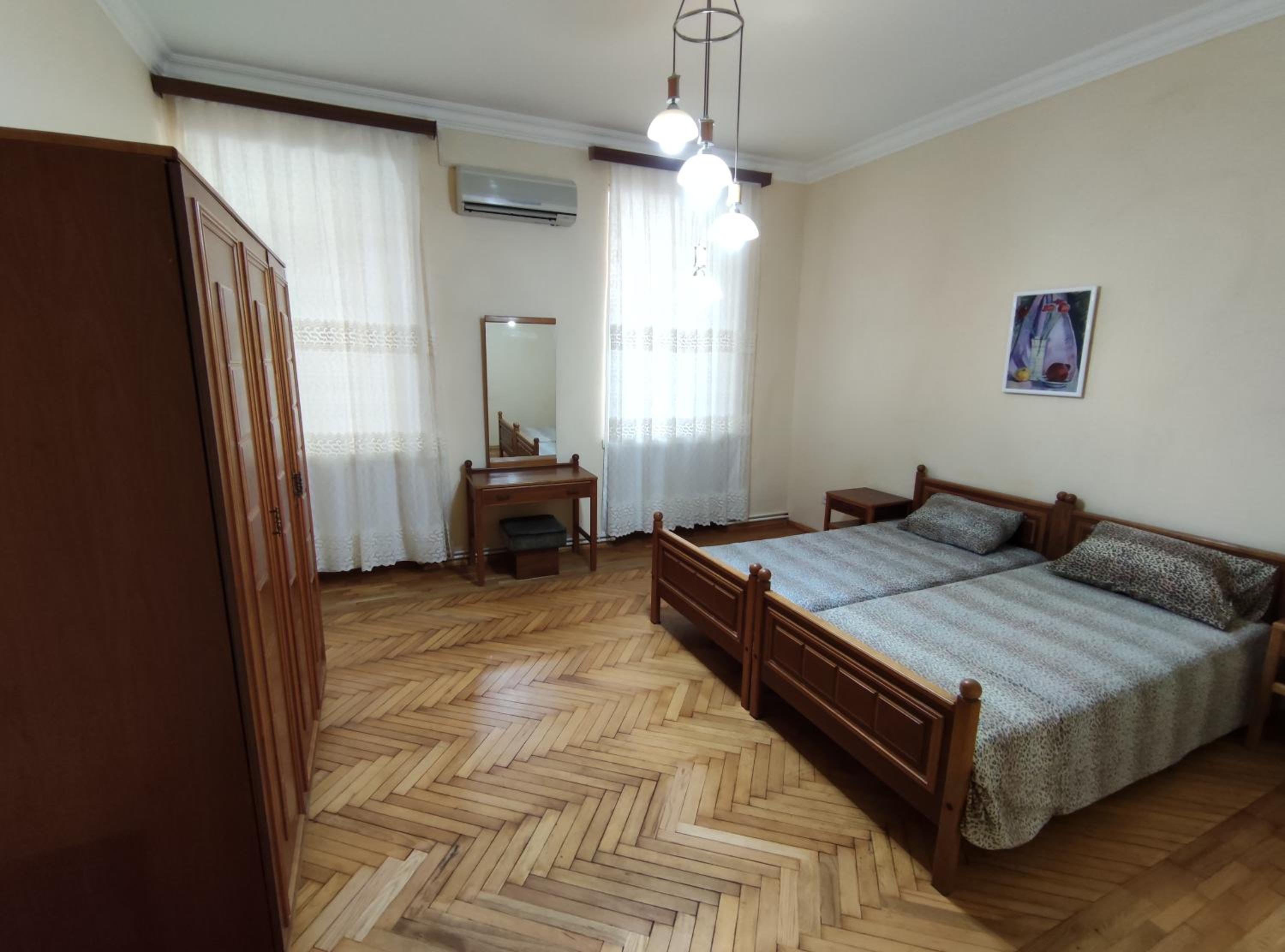 4 rooms cosy apartment in architectural monument of history and culture building of local significance of Azerbaijan.