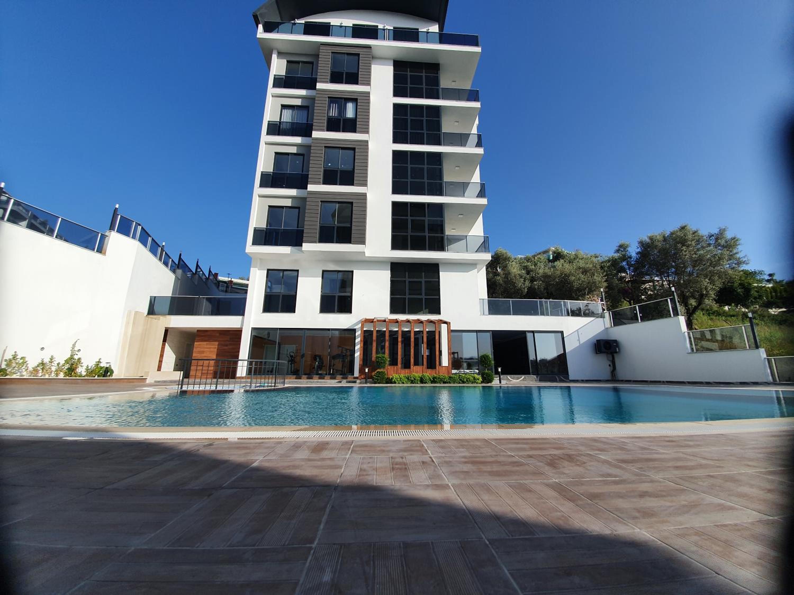 A dreamy luxury one-bedroom apartment with special views of the forest, sea and sunset