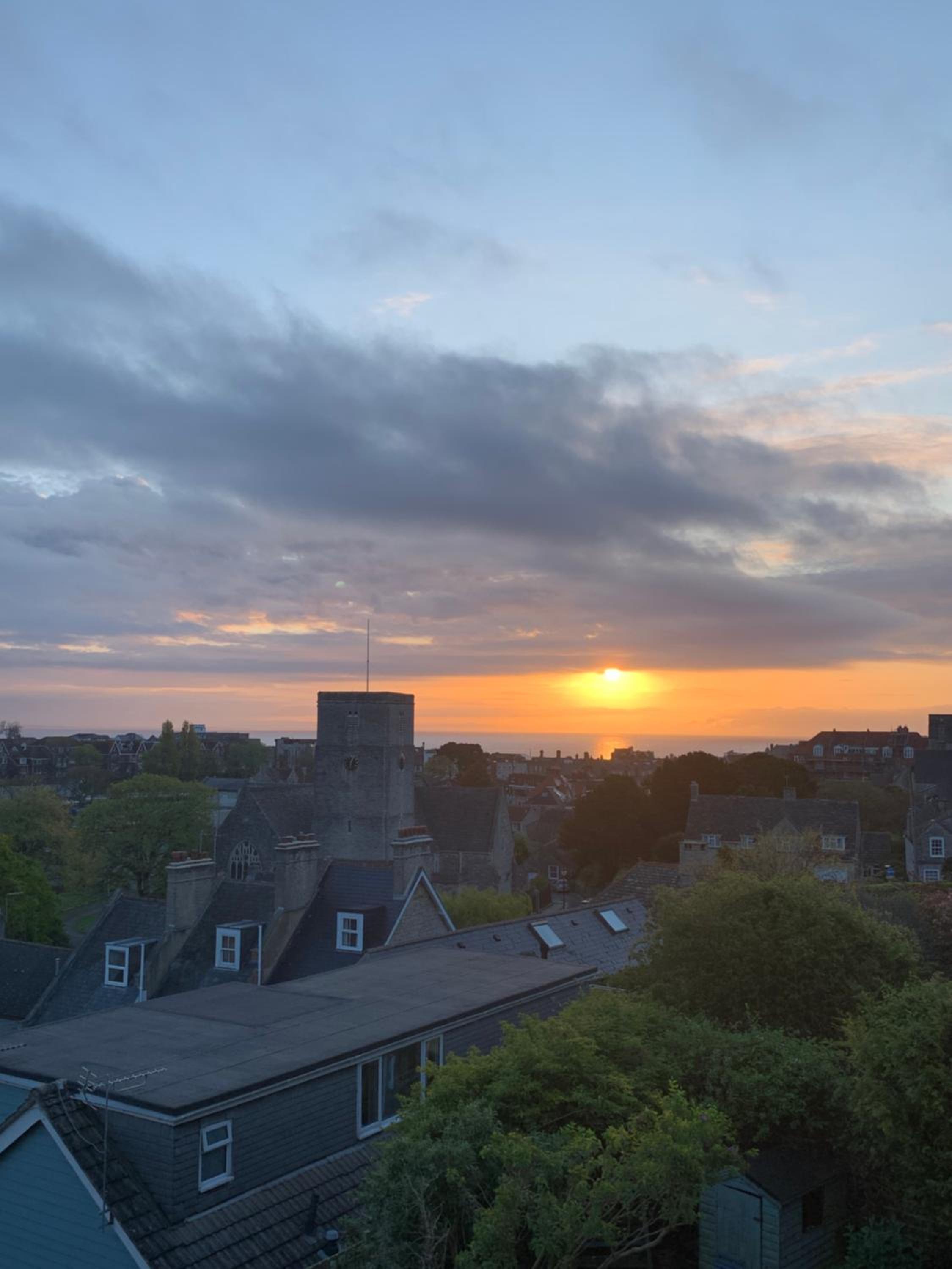 Clements House Swanage view 2