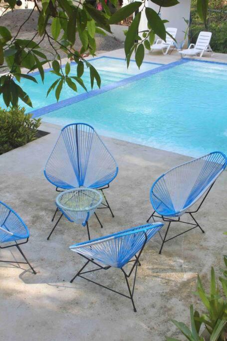 Villa Ángel (AC/Internet/Pool/Punta Uva beach)