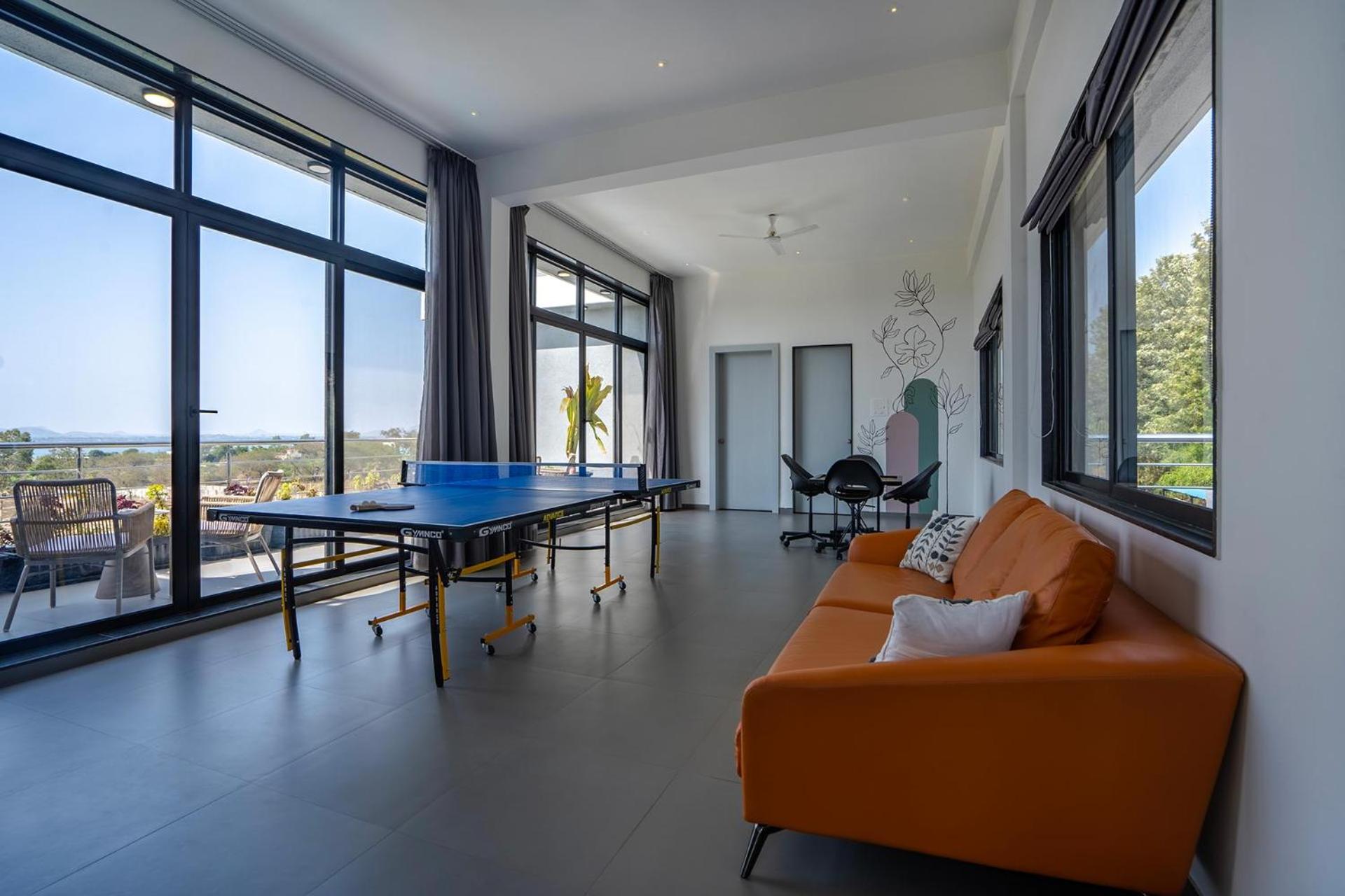 Casa Boho by StayVista - Contemporary design, Farm-view, Swimming pool & Indoor games for a chic retreat view 3