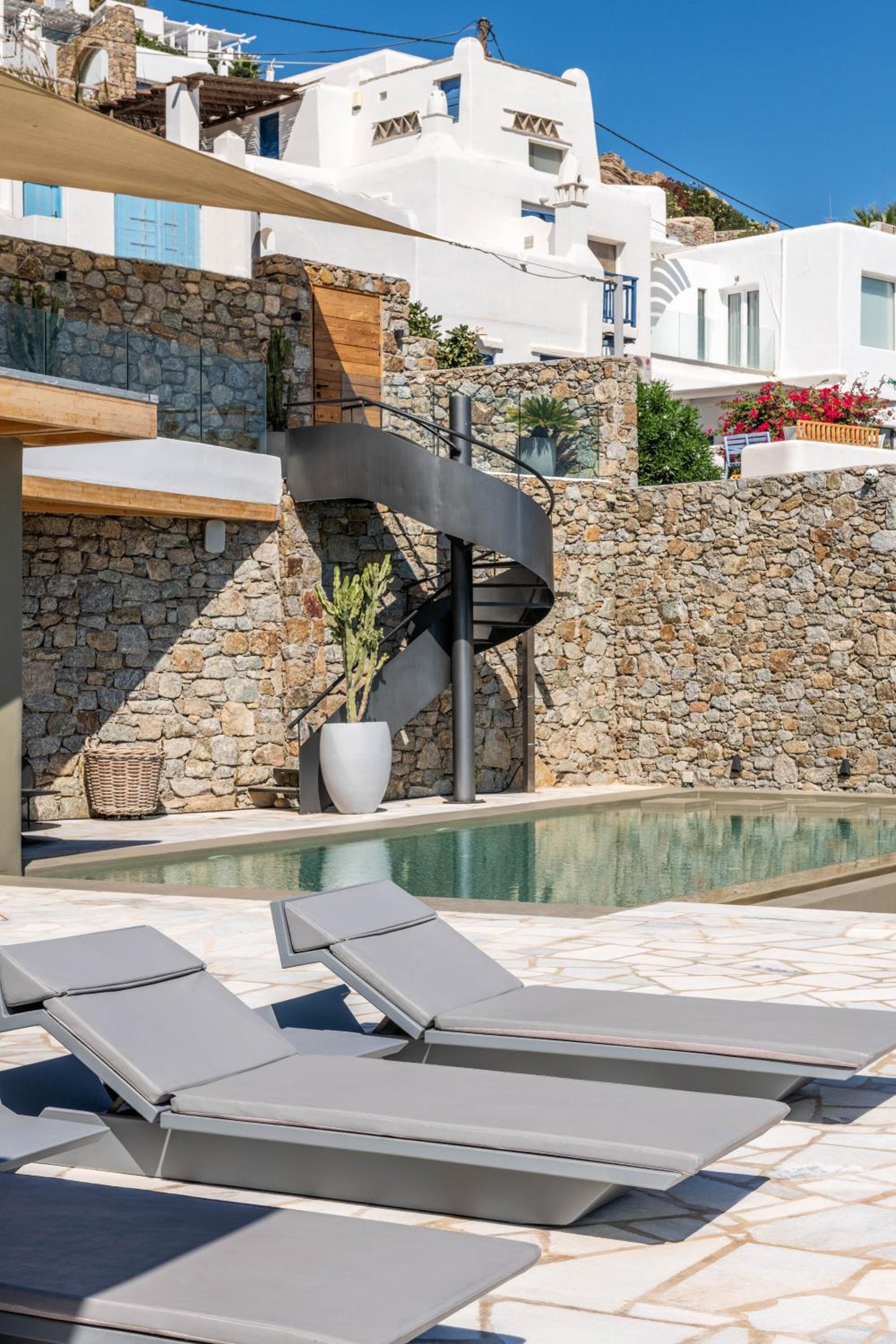 Villa Lilium I - Overlooking Psarou Bay, Mykonos view 3