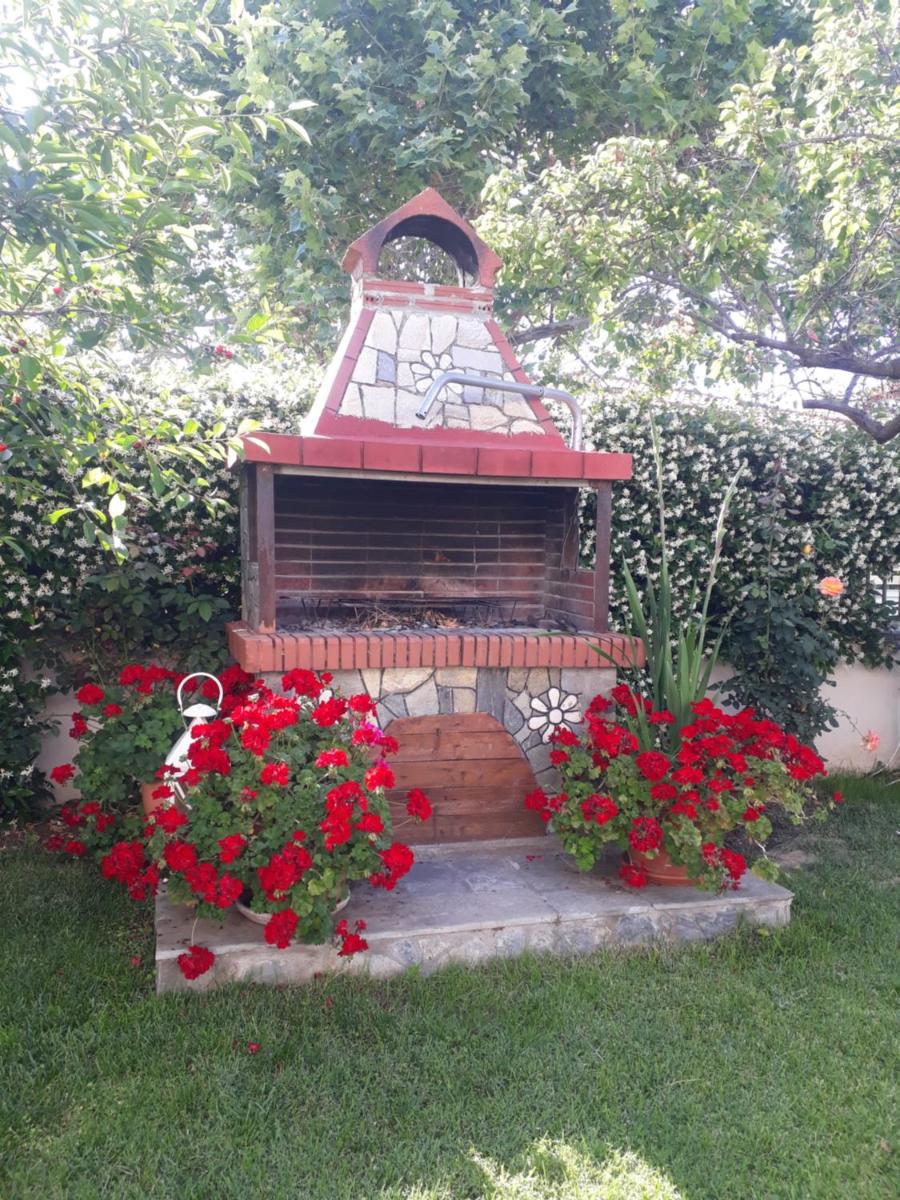 outdoor BBQ area