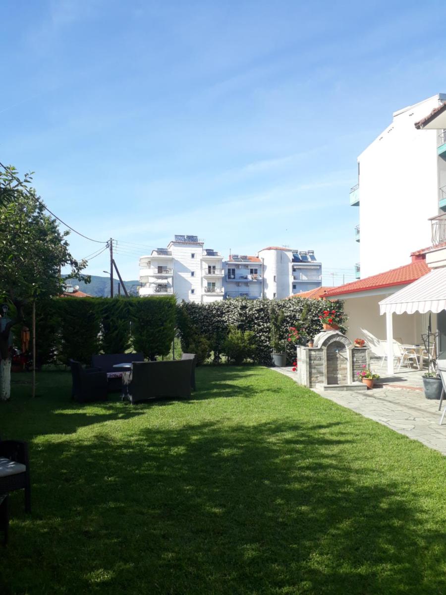 outdoor BBQ area