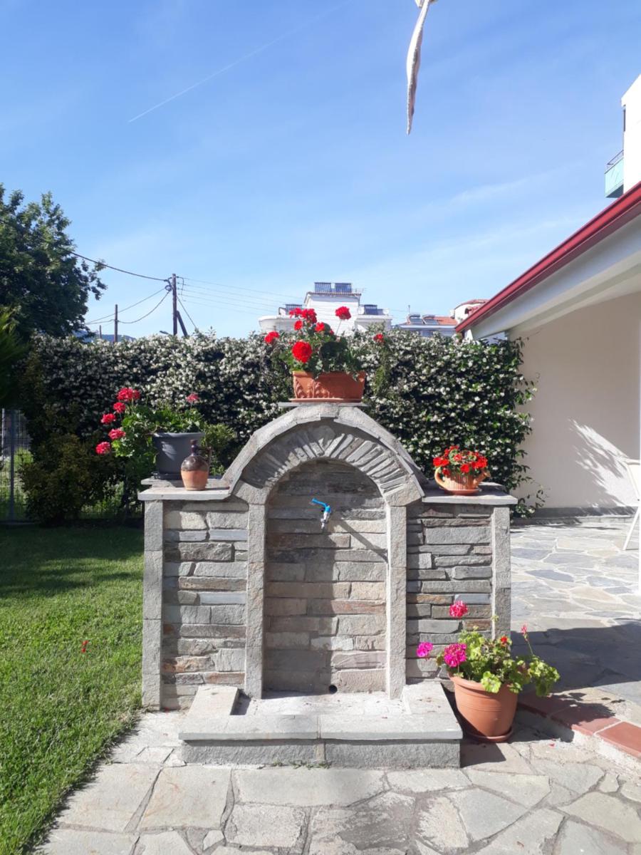 outdoor BBQ area