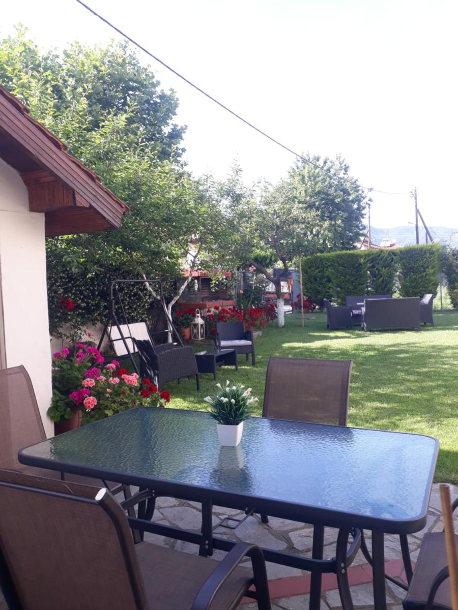 outdoor BBQ area