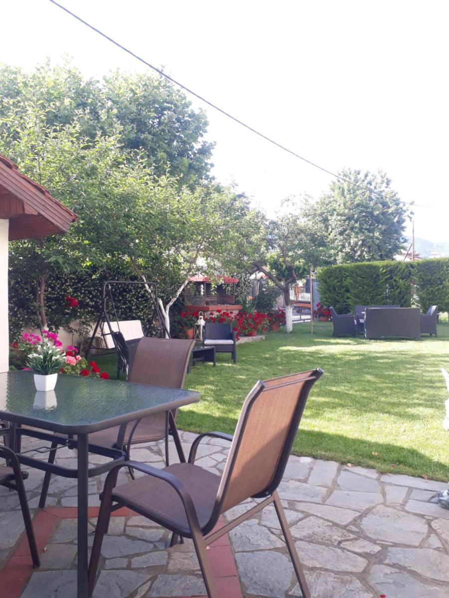 outdoor BBQ area