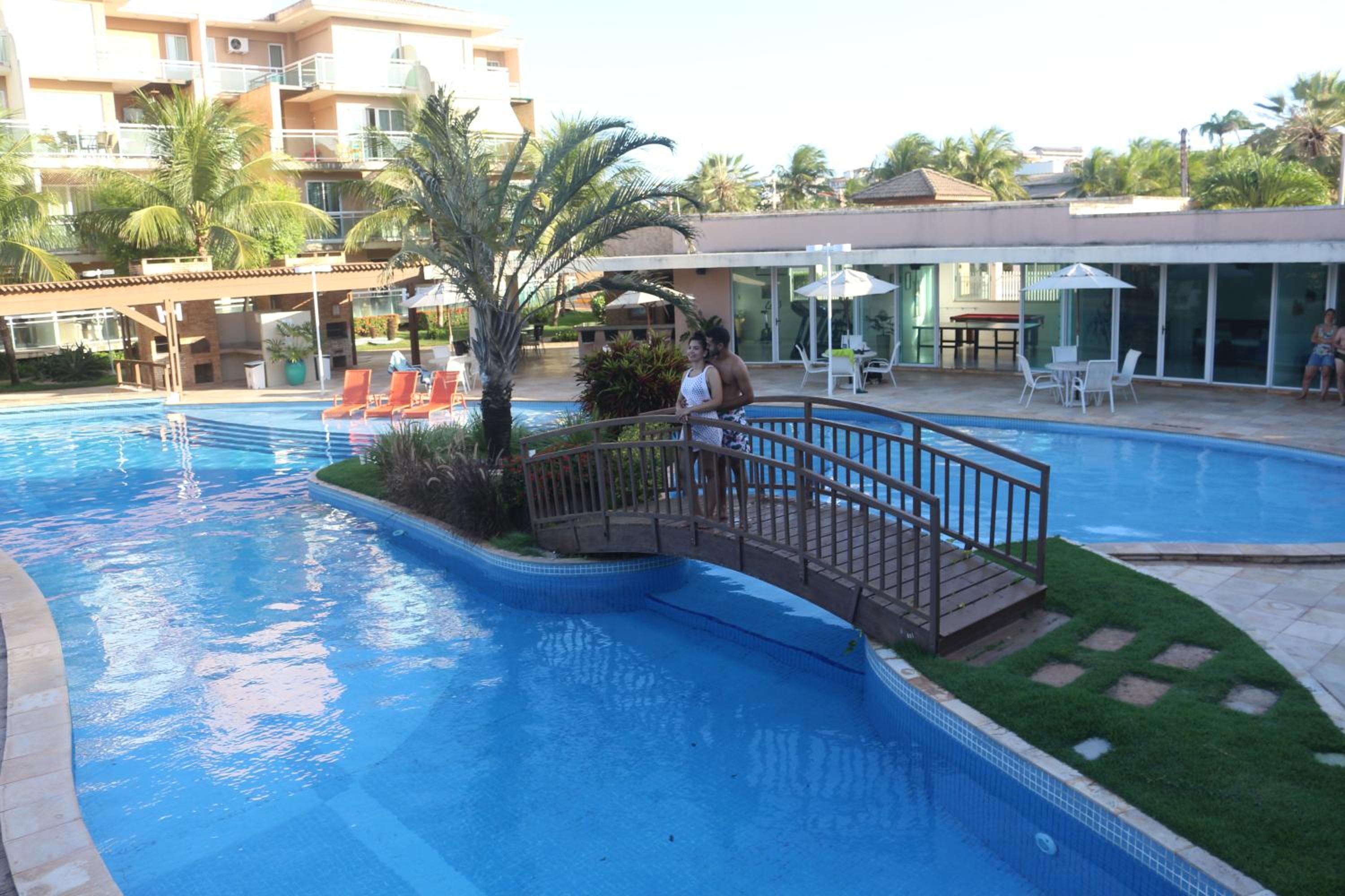 PALM BEACH Porto das Dunas, apartamento todo climatizado TÉRREO a 350 metros Beach Park