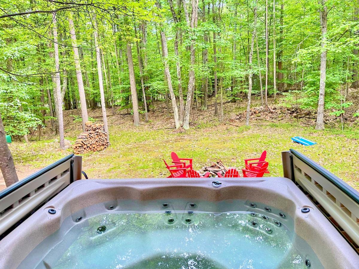 Adirondack Mountain Cabin with Hot Tub, Near Whiteface, Lake Placid, Fire Pit, Game Rm view 2