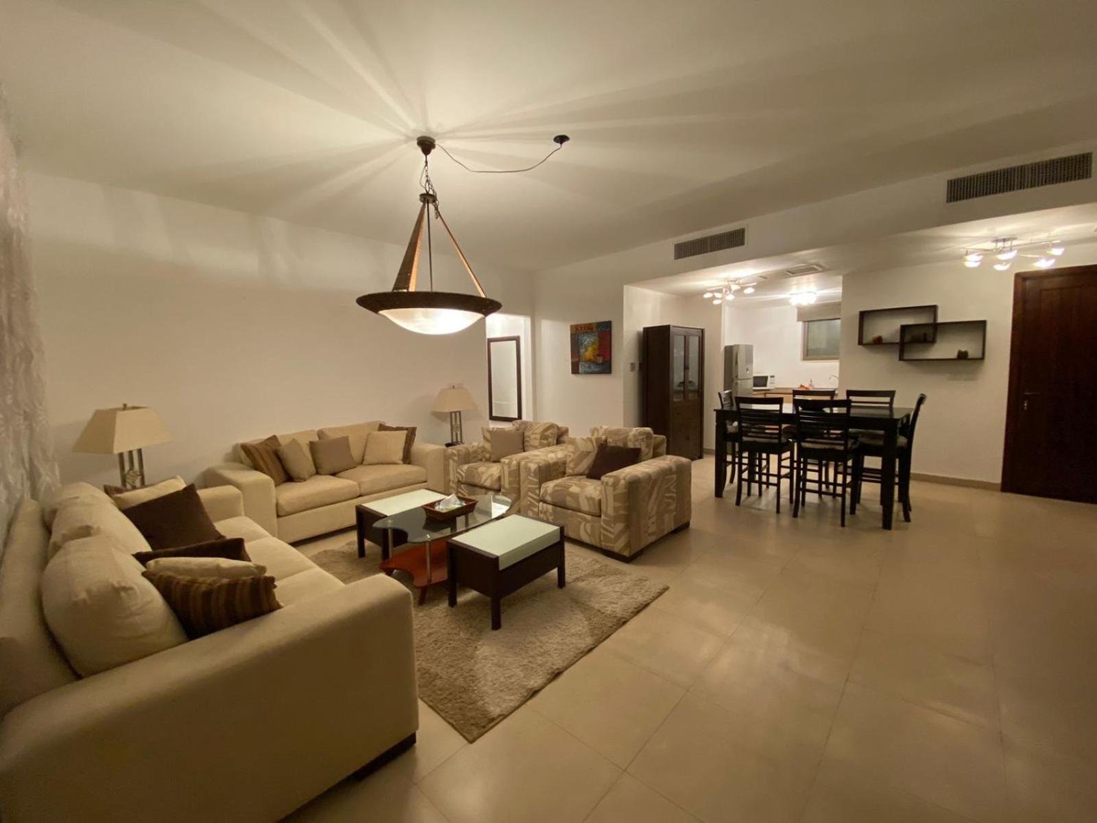 Lovely first floor tow bed rooms overviewing circular pool for families only in Talabay Aqaba view 4