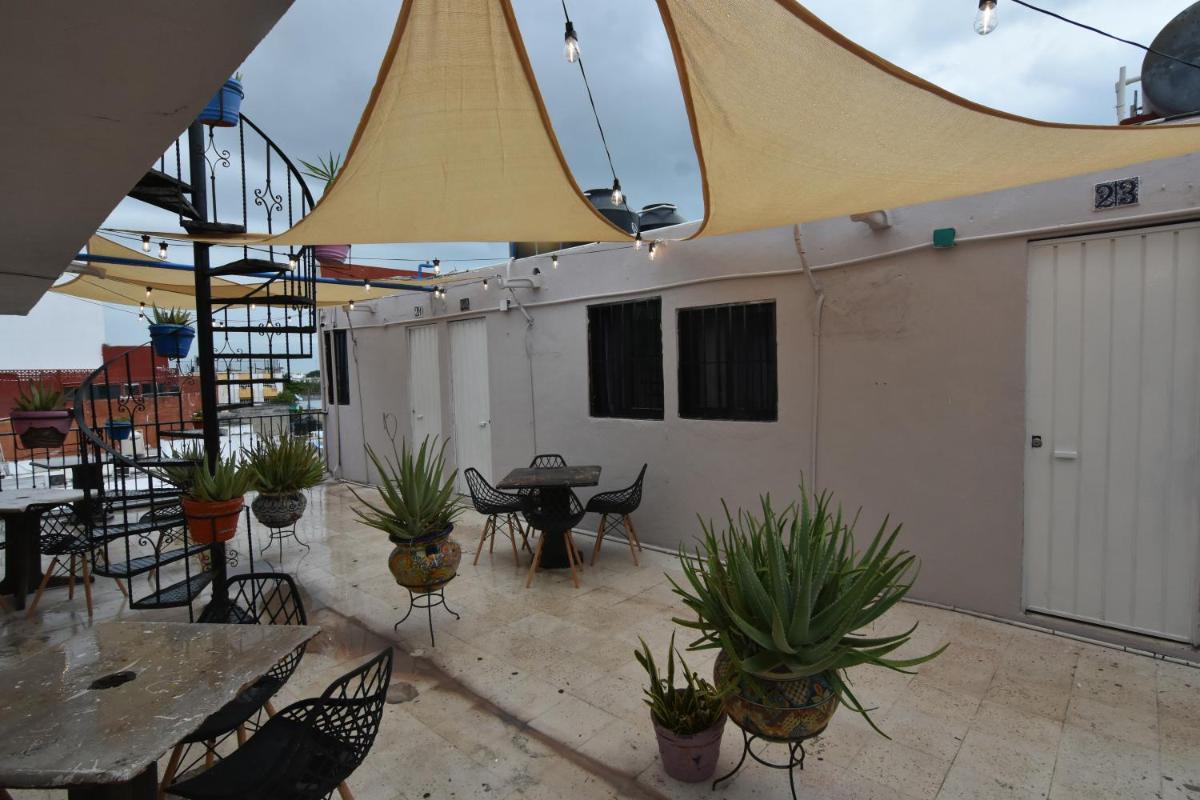 outdoor BBQ area