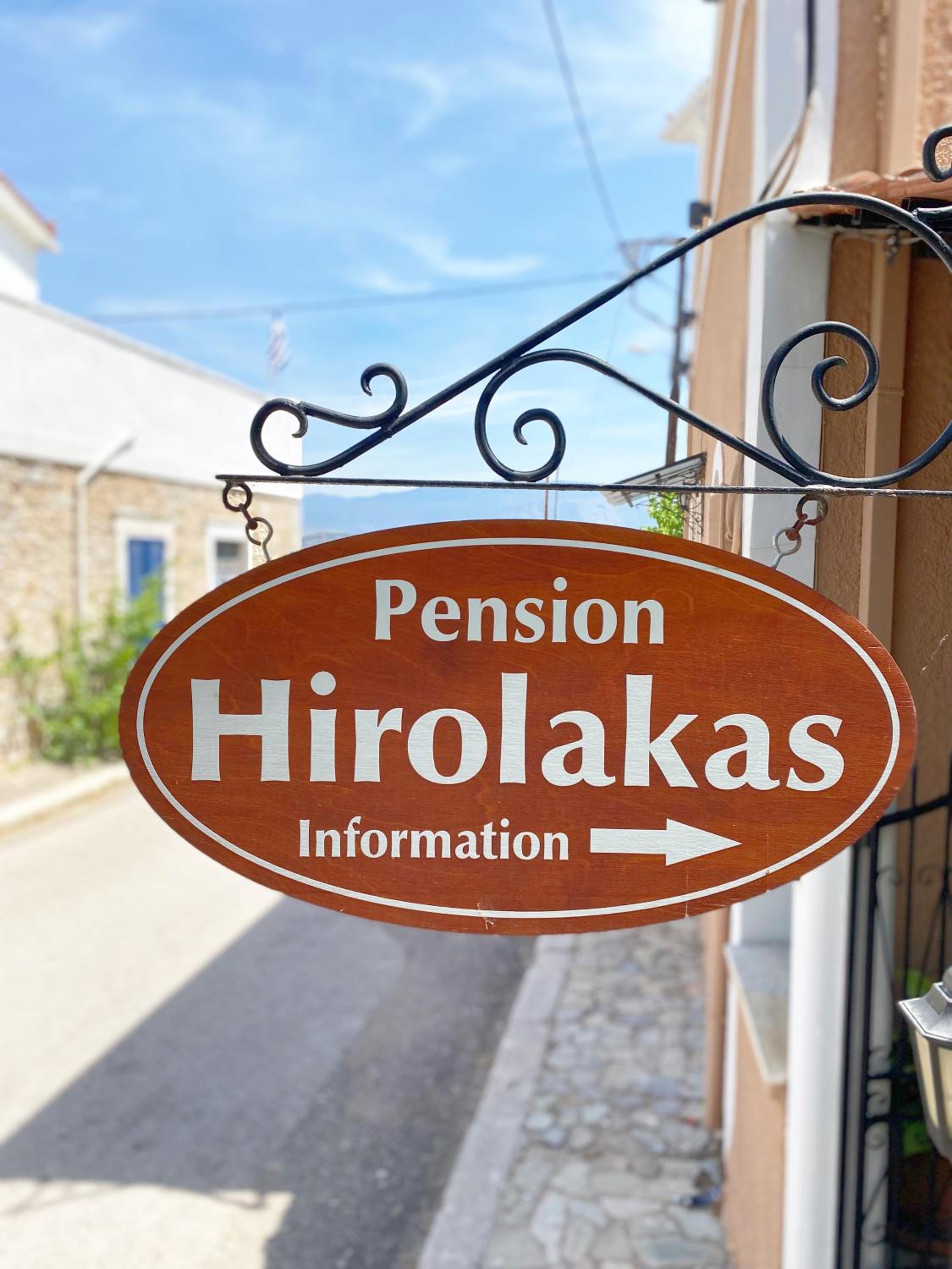 Pension Hirolakas view 2
