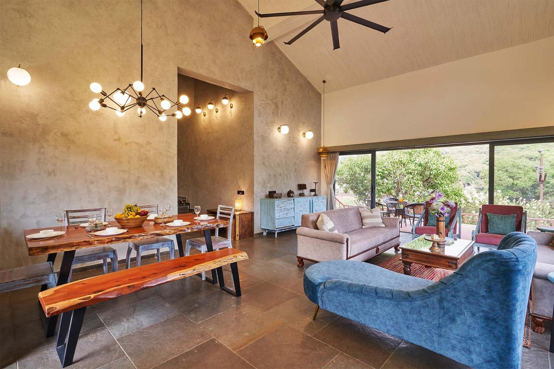 StayVista's Amoda Villa - Near Venna Lake, Amidst Farmland with Jacuzzi and Indoor Activities view 3