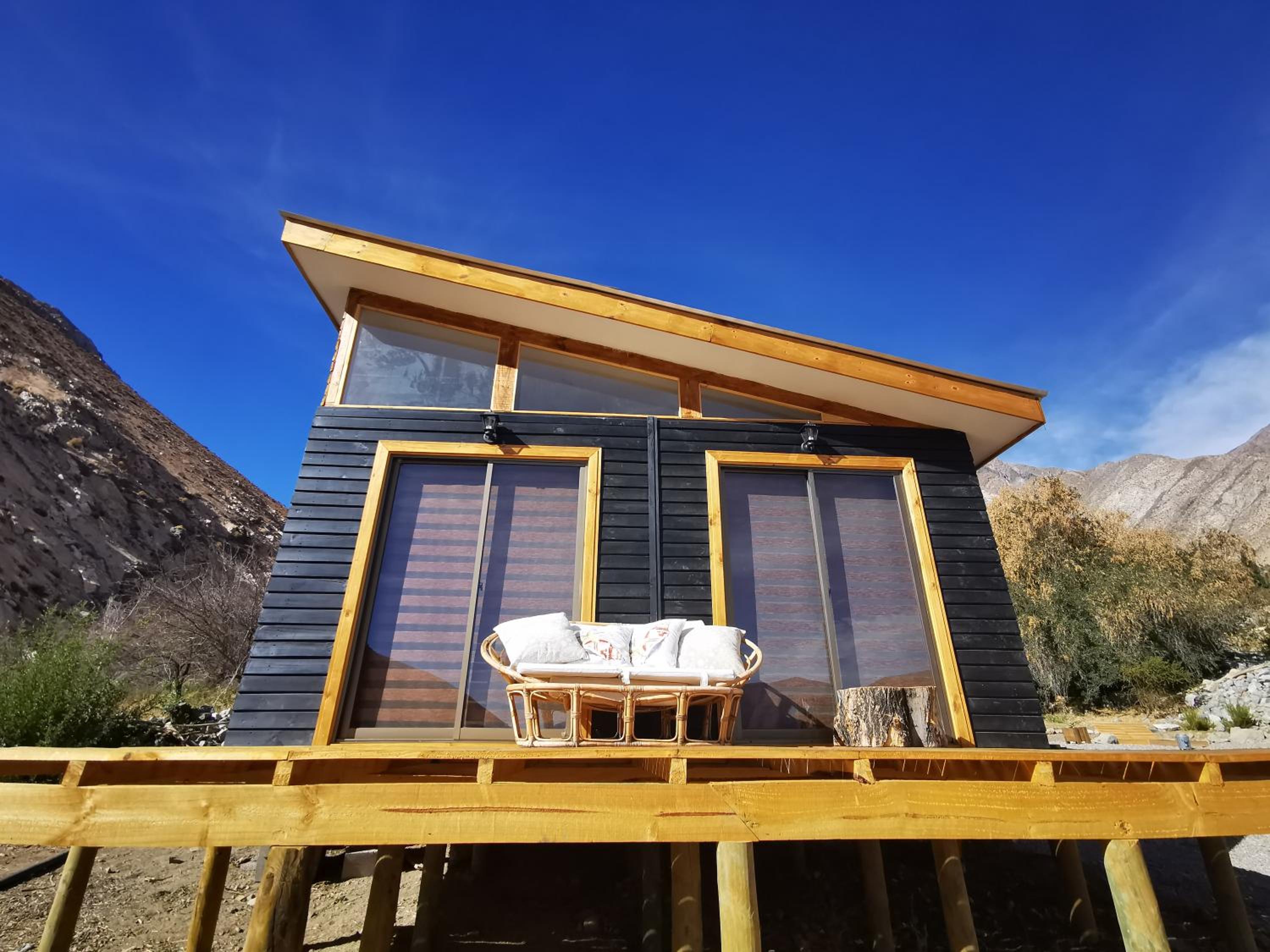Cabaña Alma de Montaña, piscina privada