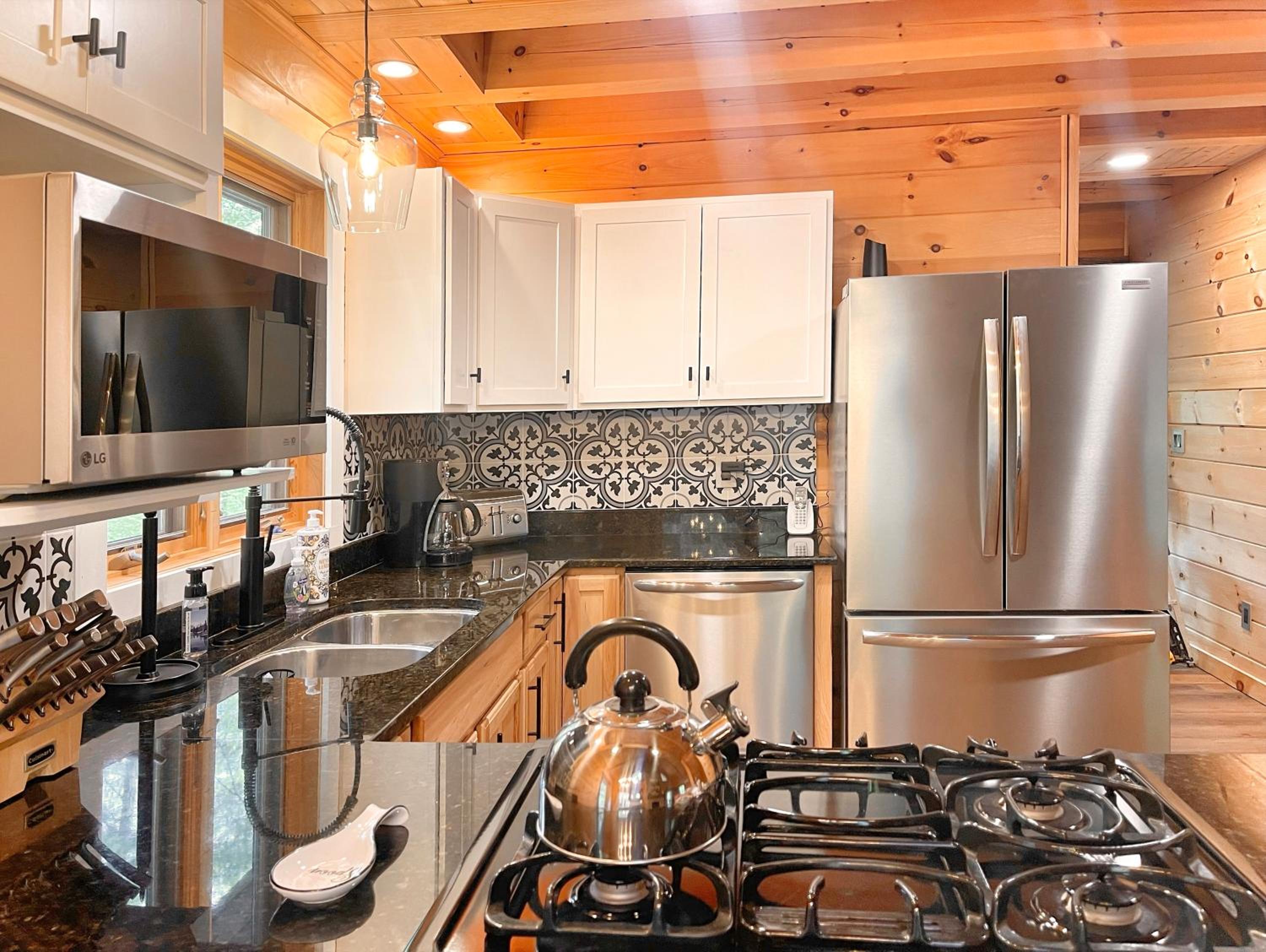 Adirondack Mountain Cabin with Hot Tub, Near Whiteface, Lake Placid, Fire Pit, Game Rm view 5