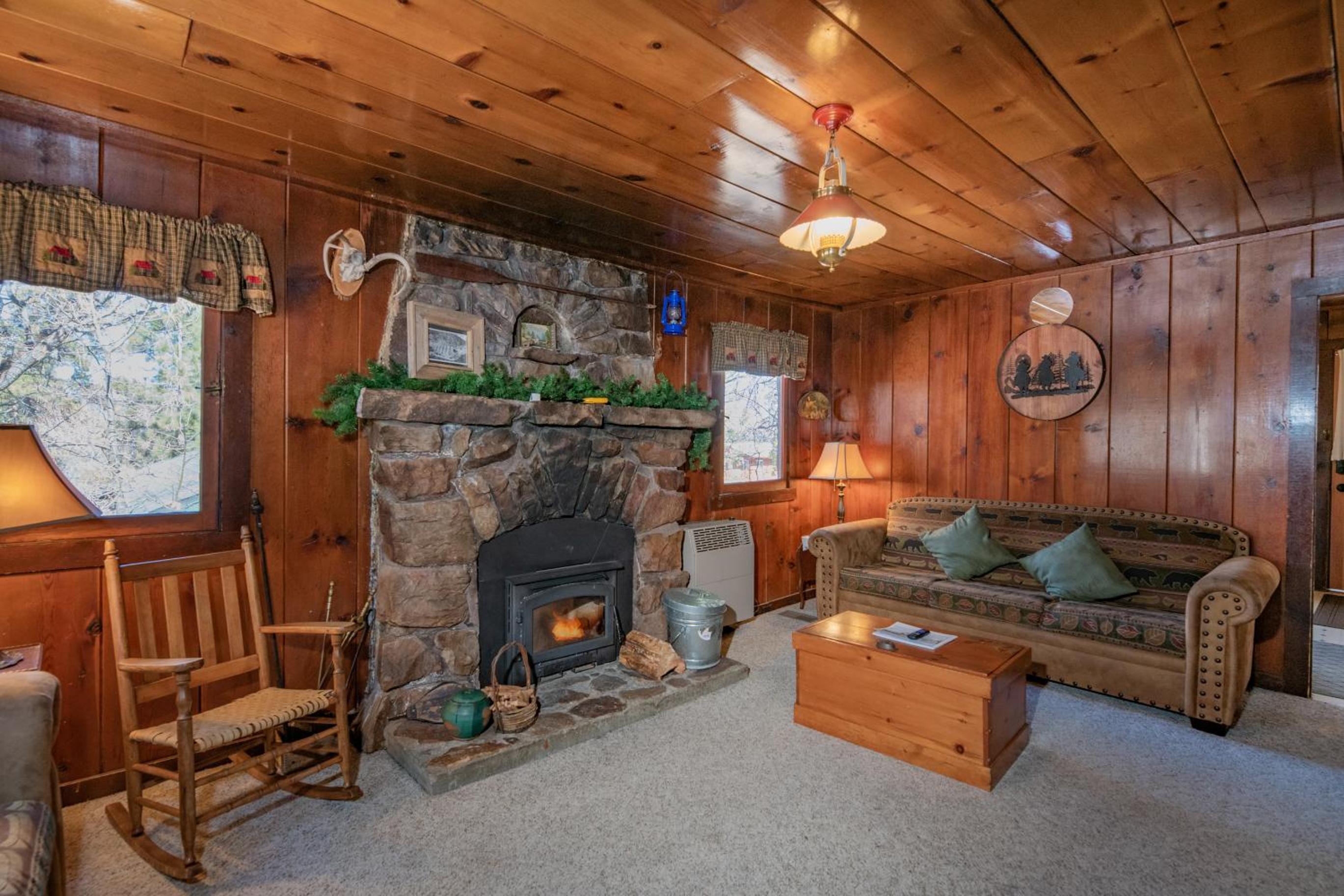 The Cozy Cub - Cozy vintage cabin, Hot tub, gas grill, quiet area! Perfect place to relax!