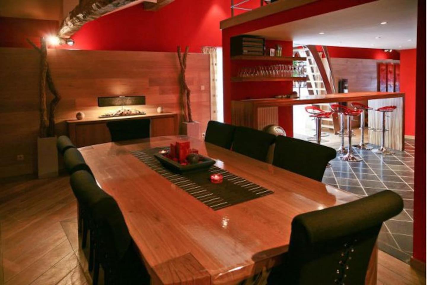 Jacuzzi - BBq - Jardin - Garden Lodge - Le Tulipier