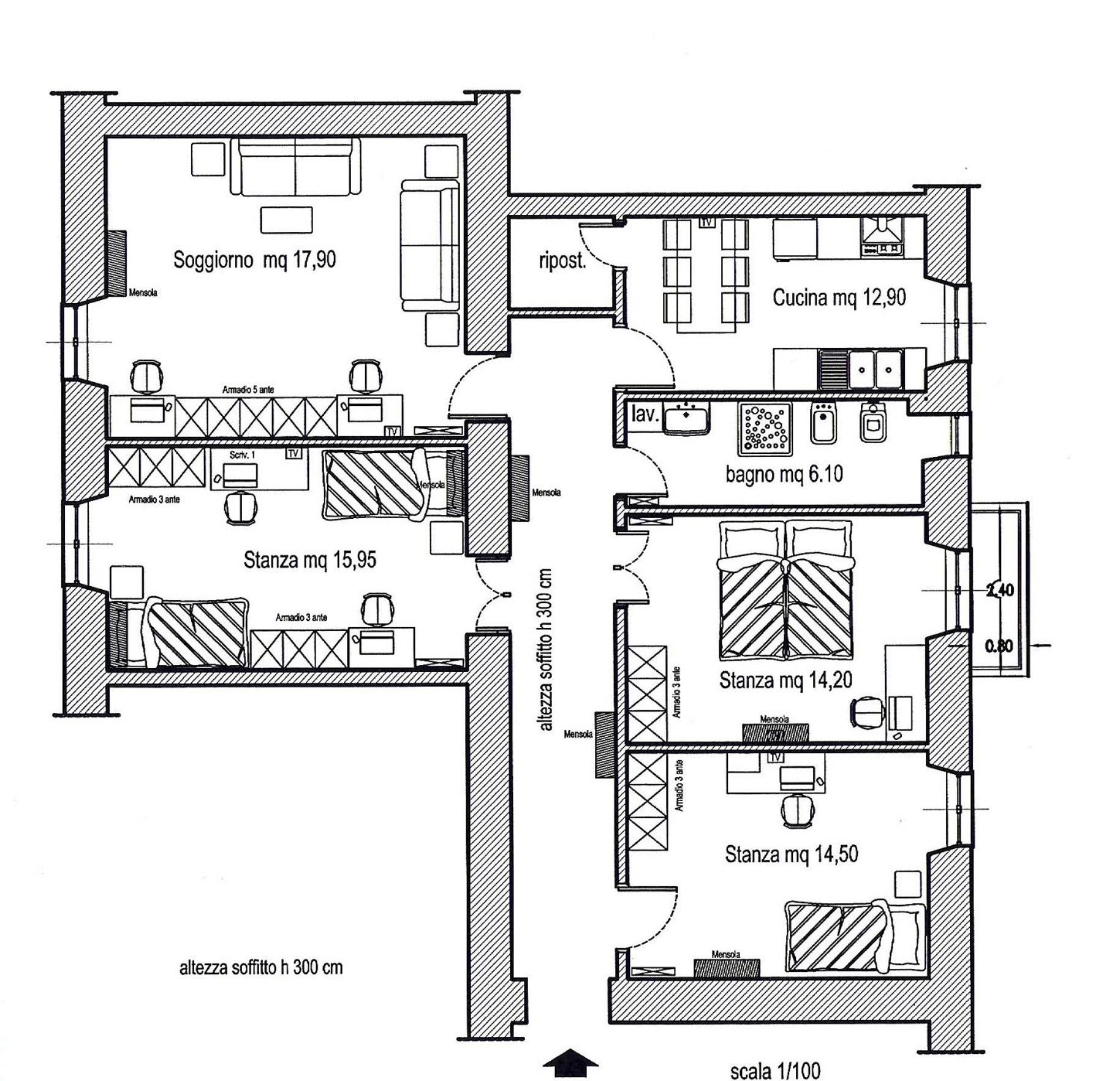 Beautiful apartment in San Giovanni close to Colosseo