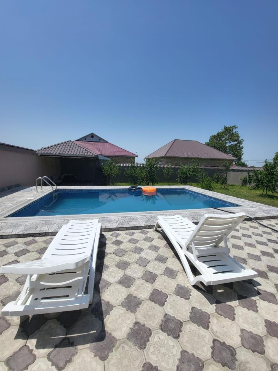 A beautiful villa with a swimming pool in the gebele