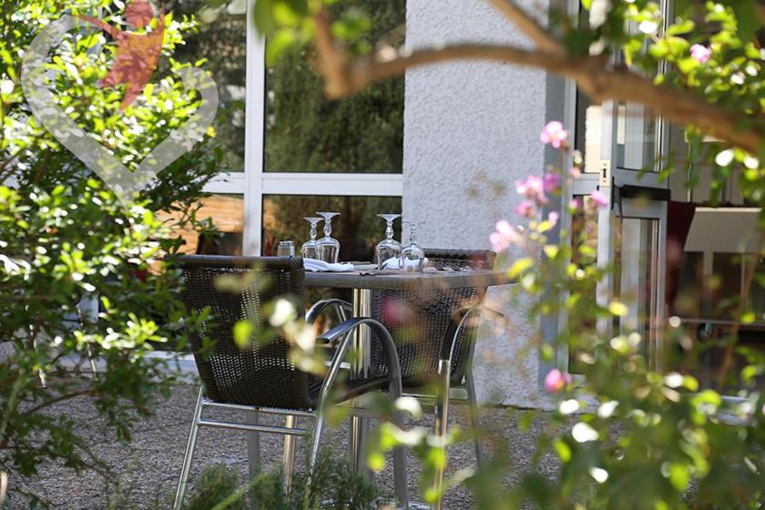 outdoor BBQ area
