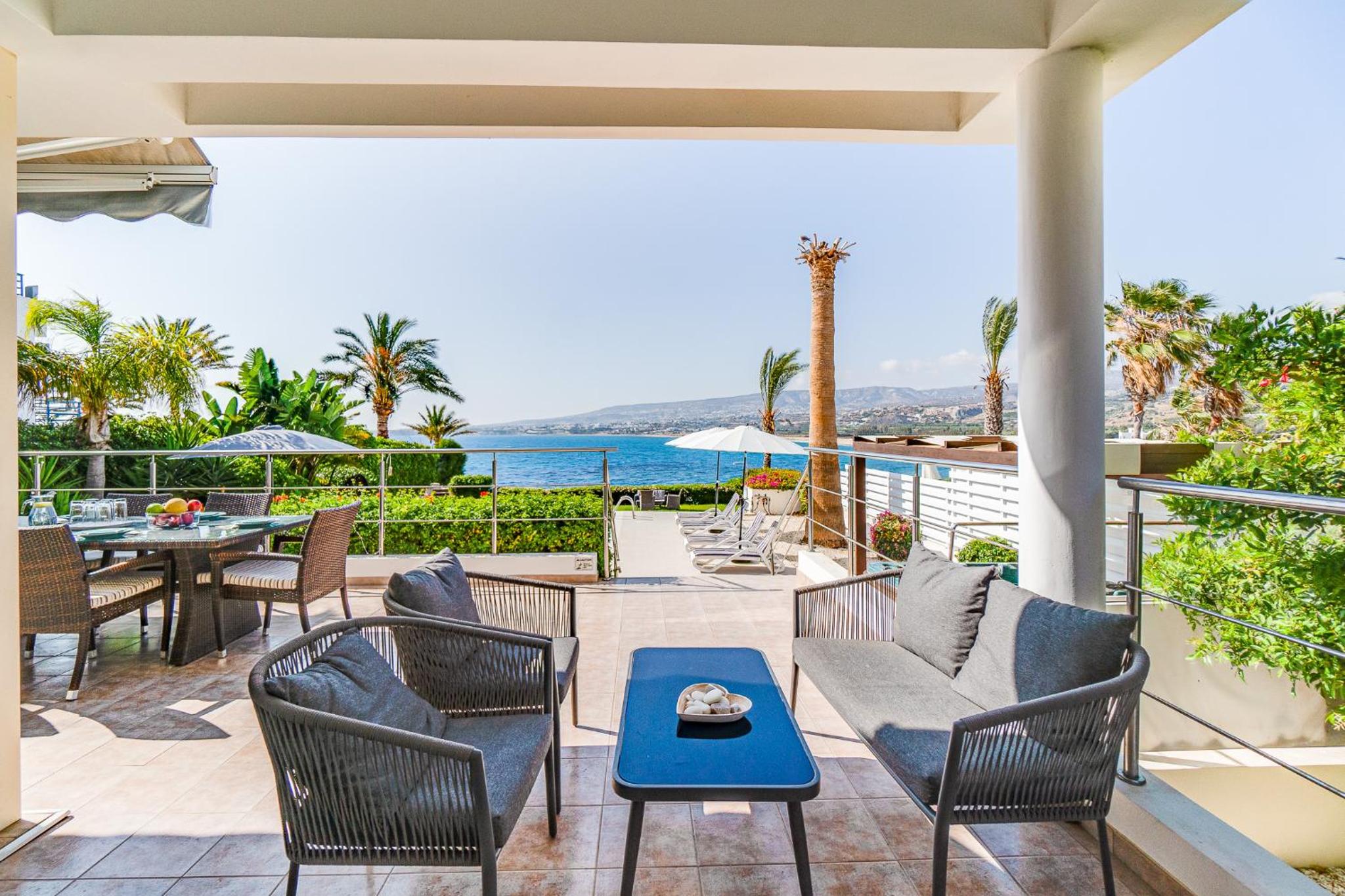 Beach Front Villa Aqua Blu by Ezoria Villas