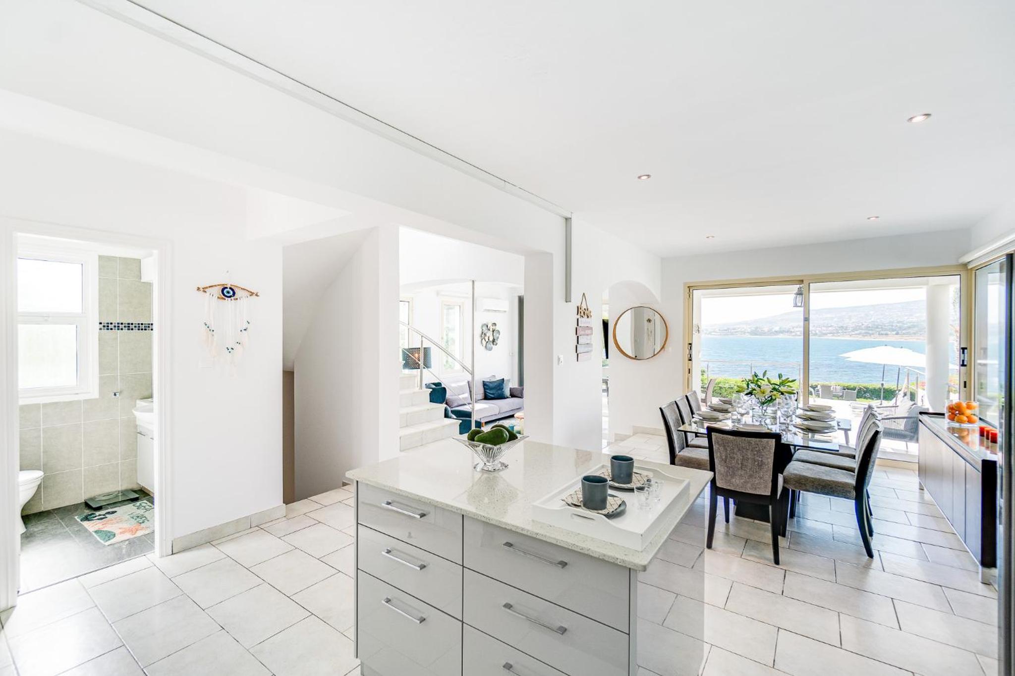 Beach Front Villa Aqua Blu by Ezoria Villas