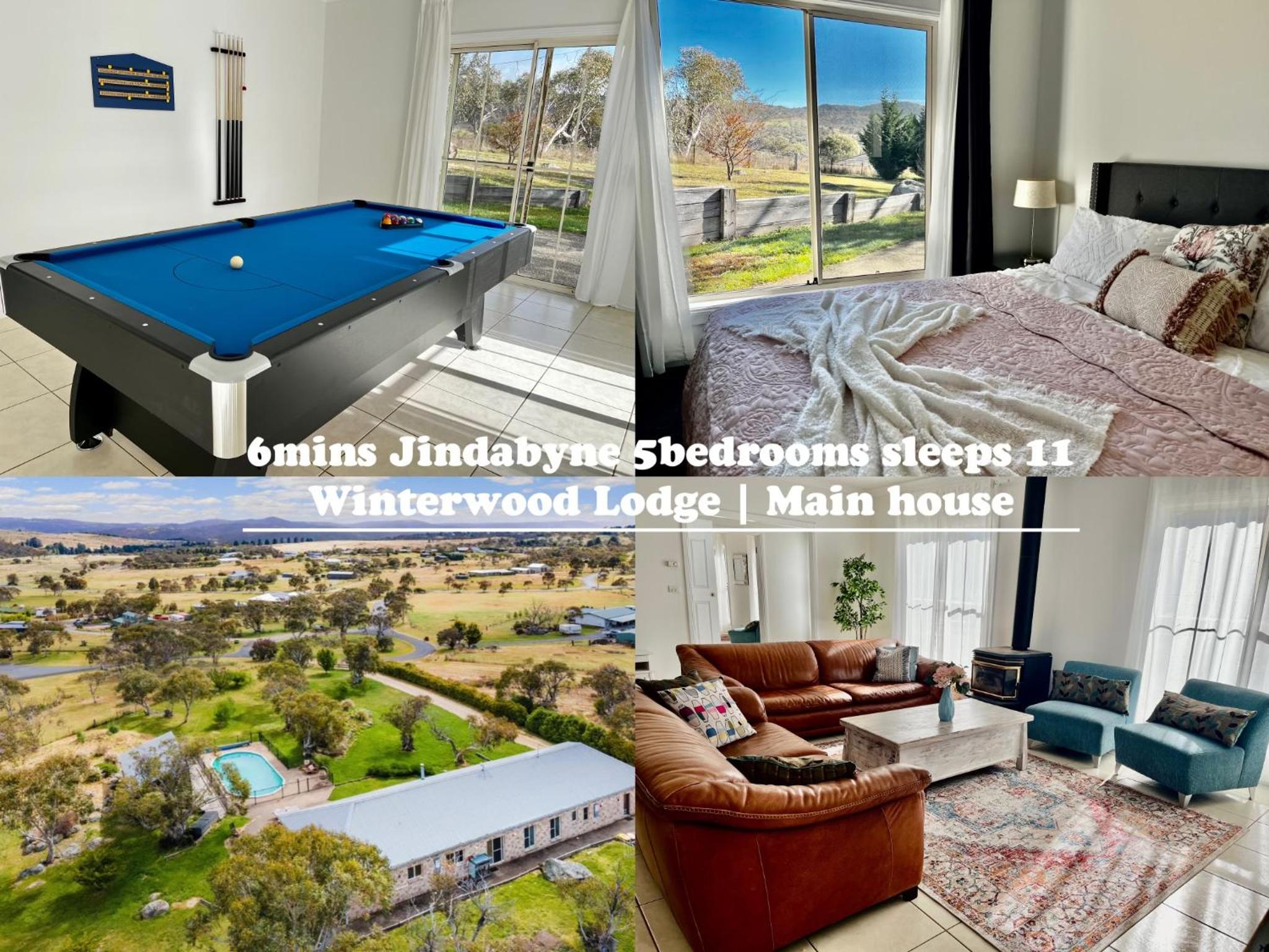 Winterwood Lodge - 6mins Jindabyne Pets Allow Farm Stay-Swimming Pool Summer Only