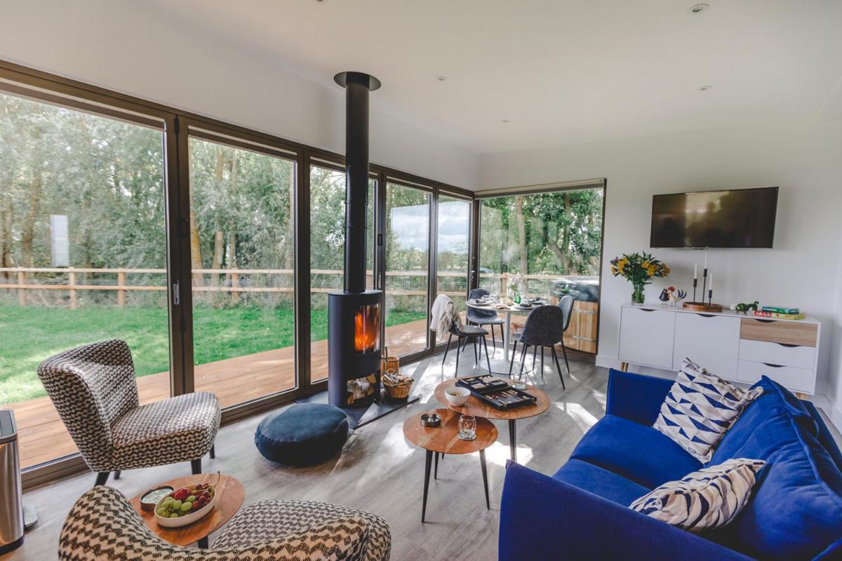 "Brett" Scandinavian Lodge with Private Hot Tub view 2