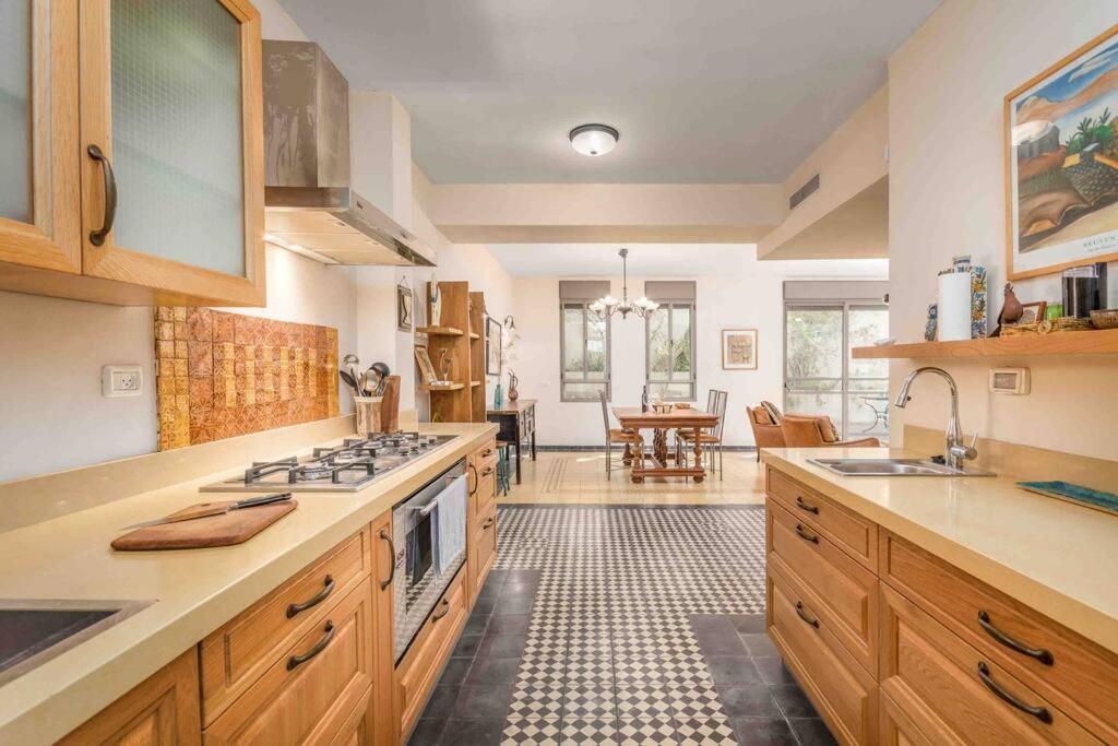 Spacious Duplex Garden 2BR Parking in neve Tsedek view 2