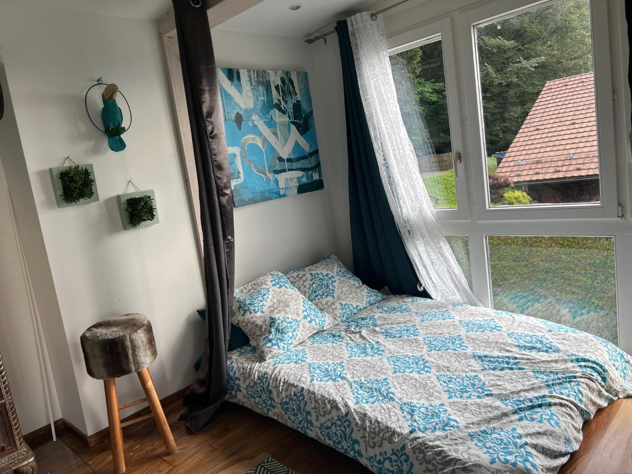 Petite maison à l'orée des bois vue magnifique sur le lac zenitude et plénitude