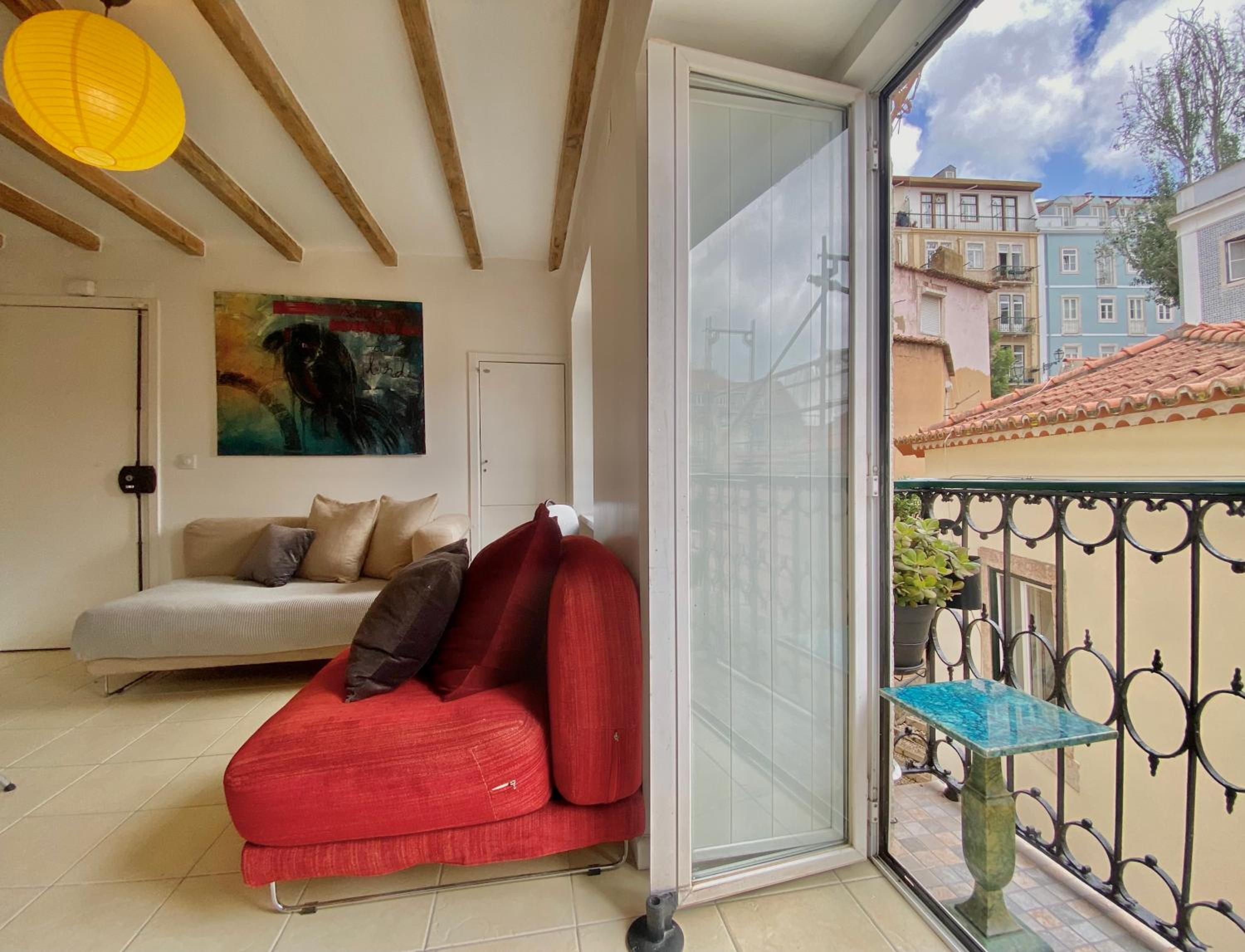 Central Lisbon Balcony Apartment view 2
