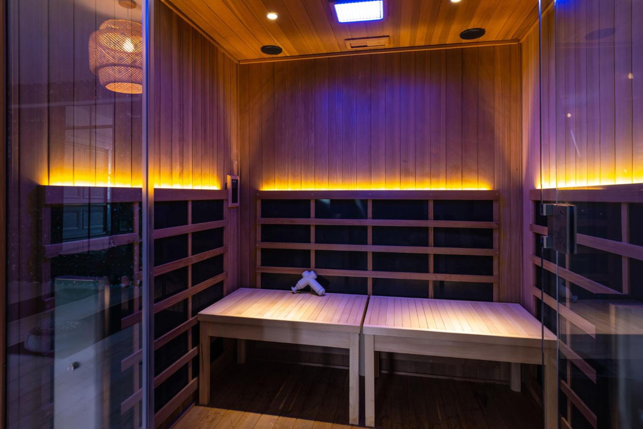Zen House- Cold Plunge, Infrared Sauna, Jacuzzi, Red Light Therapy, Yoga Room, Meditation Laybrinth view 5