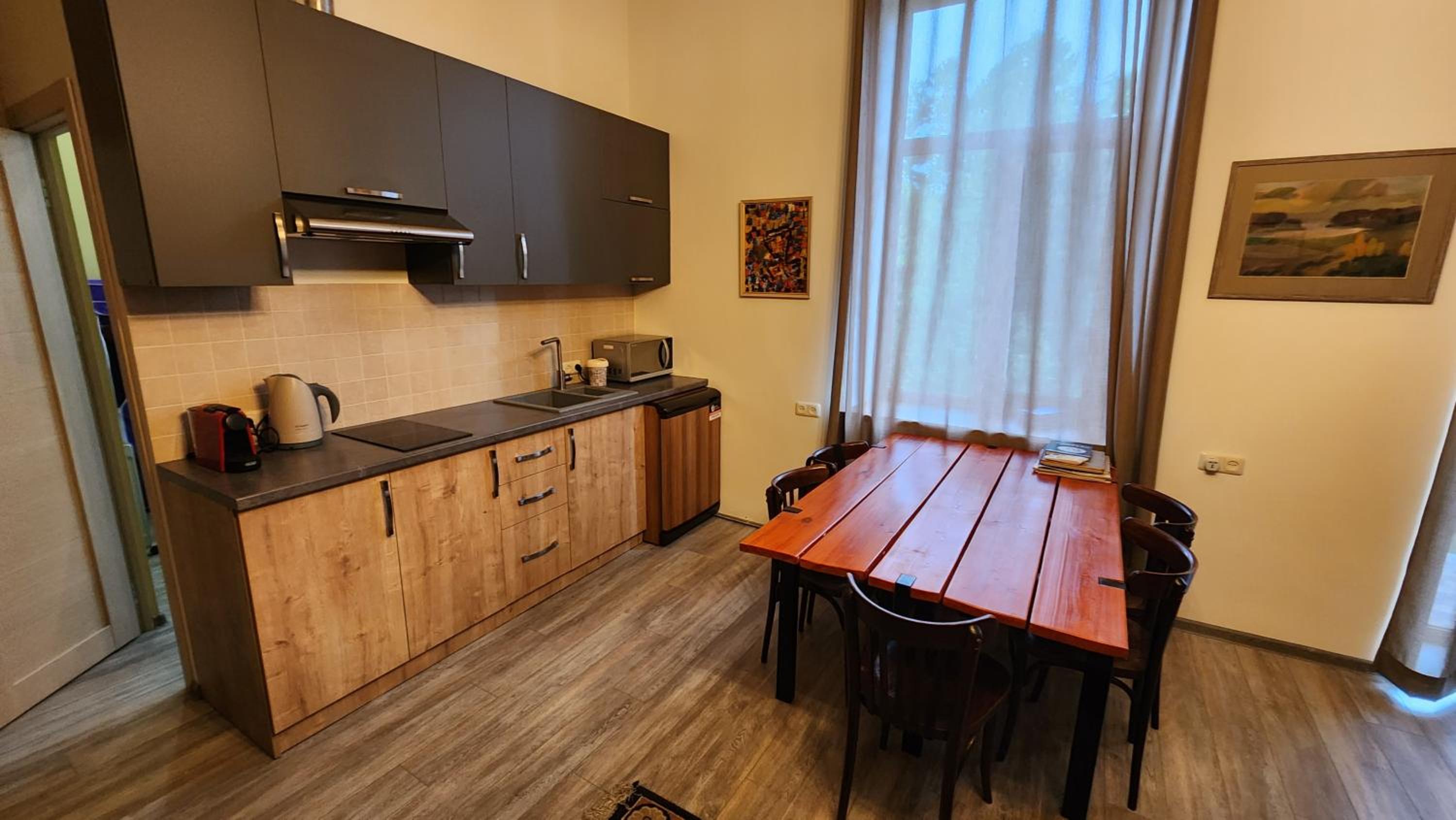 Library apartment with balcony near Opera