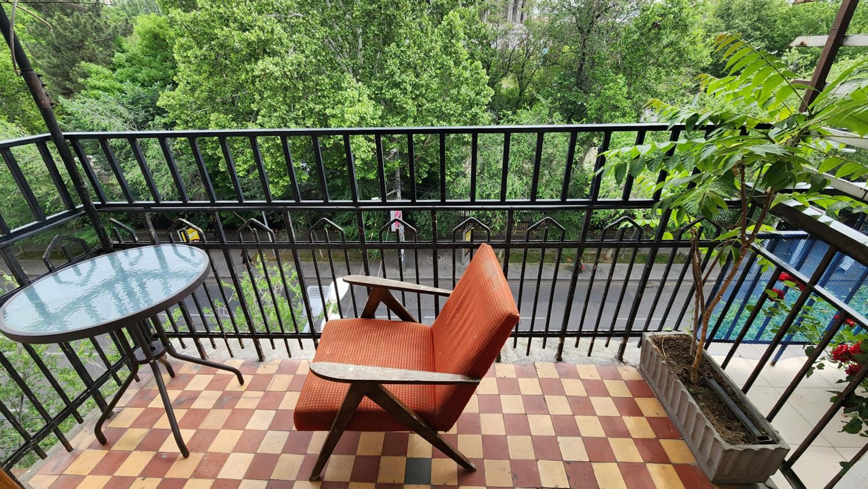 Library apartment with balcony near Opera