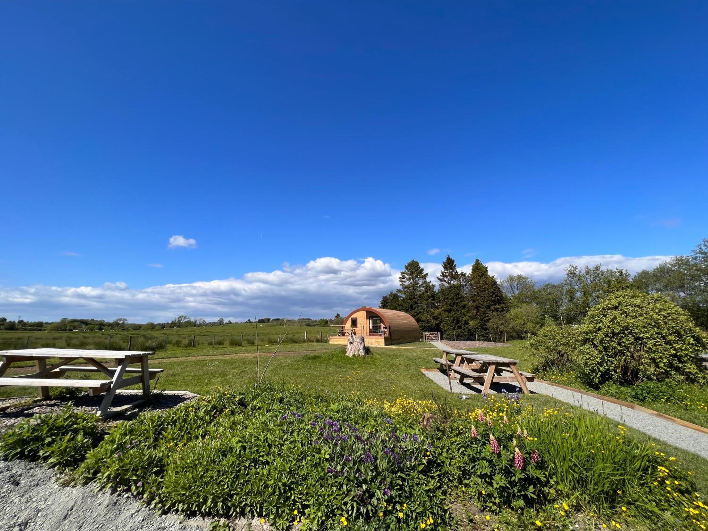 The Crossings Inn, Eco-friendly cabin in the Cumbrian countryside with heating and hot water view 2