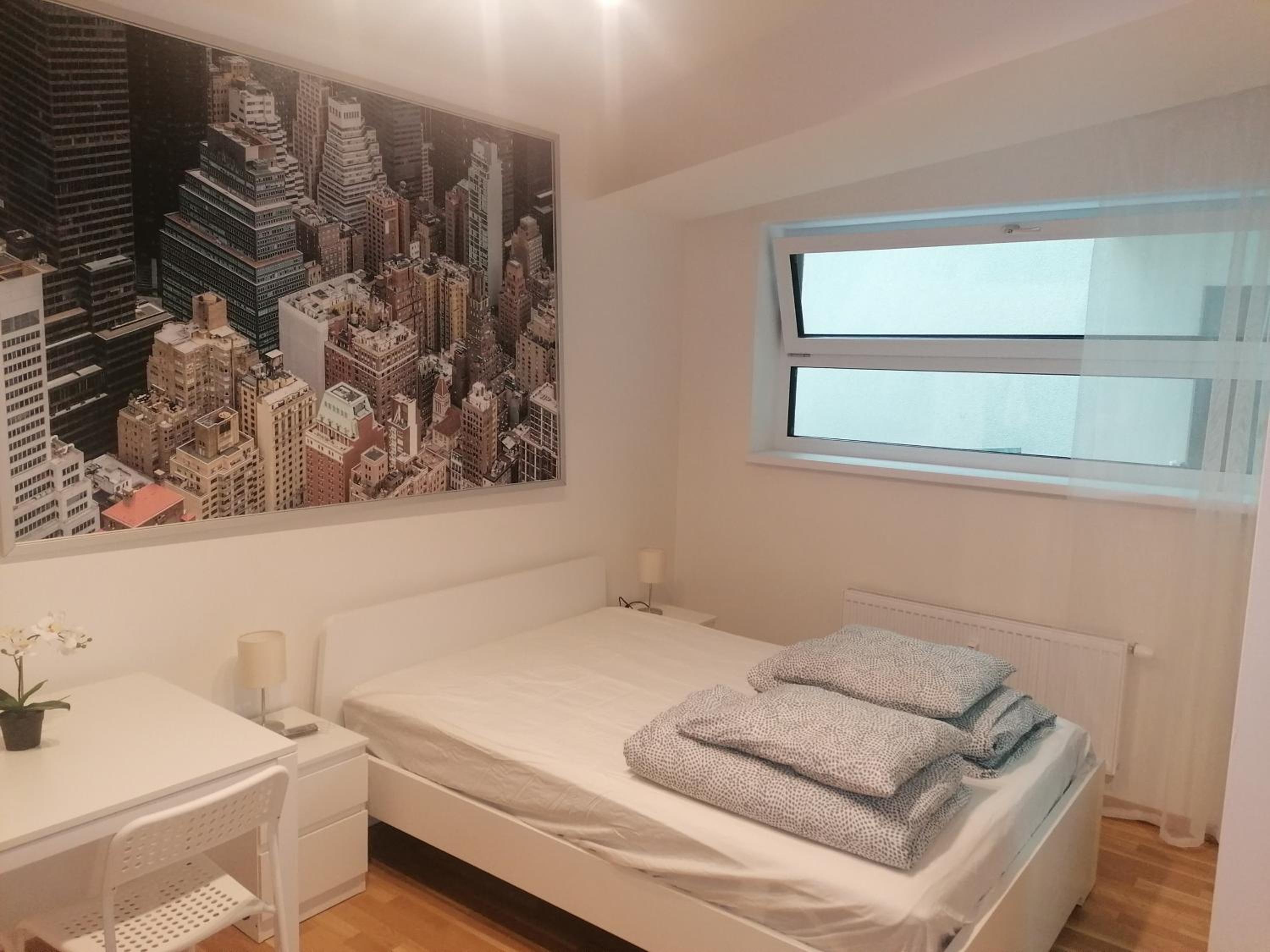 Studio brand new apartment #28 in new building with free parking in city center