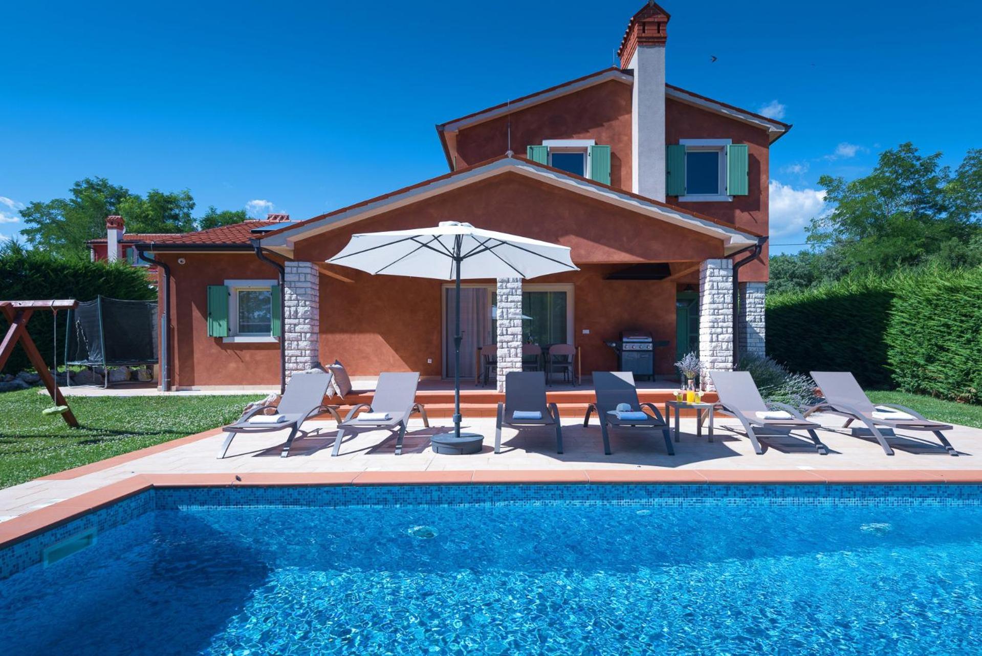 Villa Goretini with private pool view 2