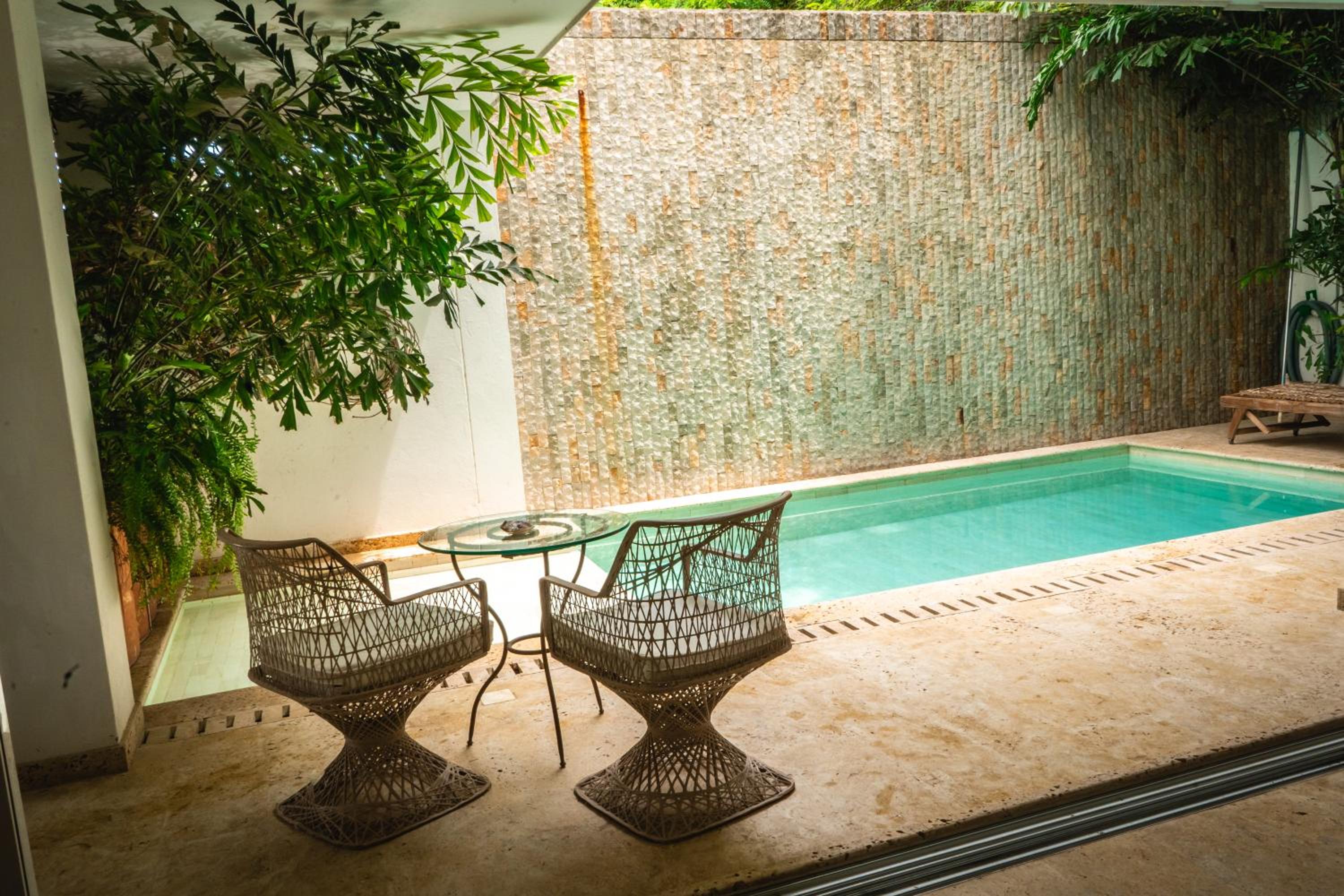 Casa Mangle, Jacuzzi + Piscina privada. 25 mts del Mar