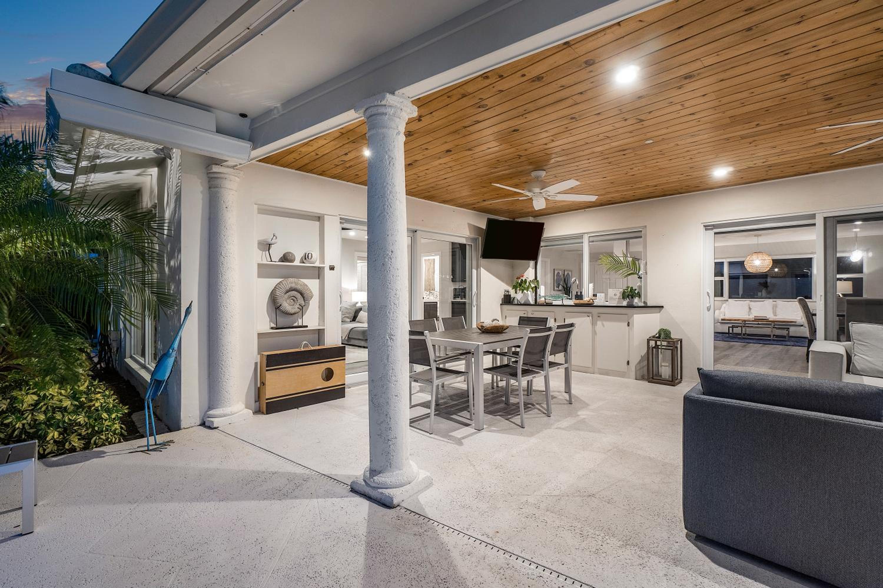 Seven Palms Waterfront- Private Dock, Heated Pool & Lanai -Walk to beach! by Maven Vacation Rentals view 2